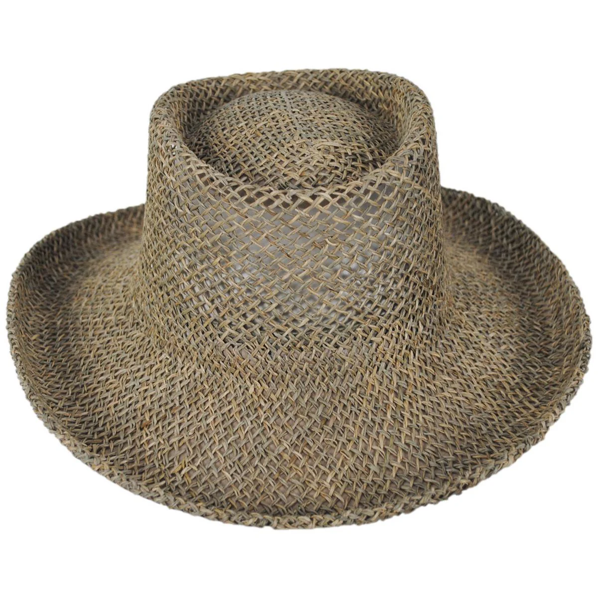 19th Hole Twisted Seagrass Straw Gambler Hat - Image 2