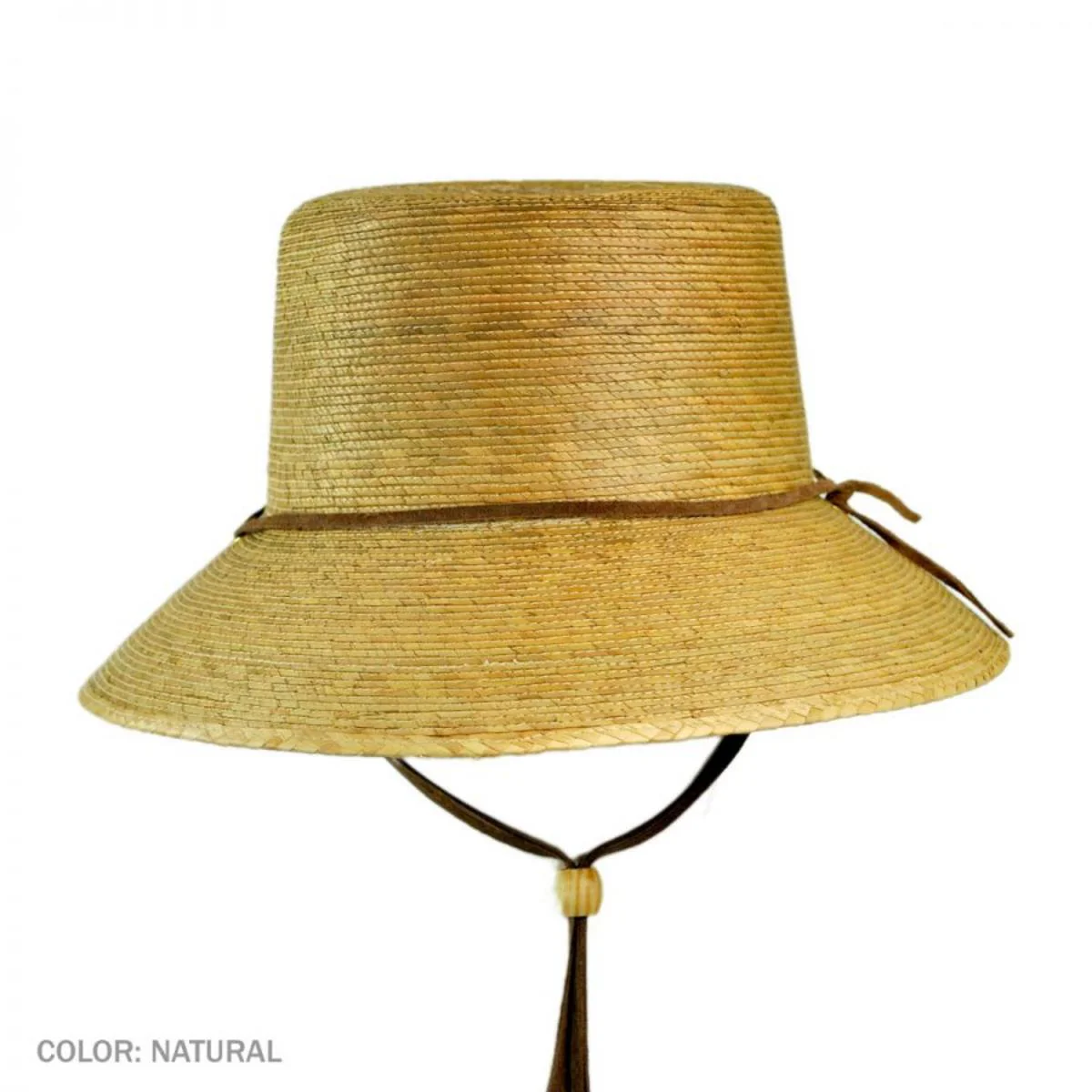 Abby Palm Leaf Straw Cloche Hat - Image 3