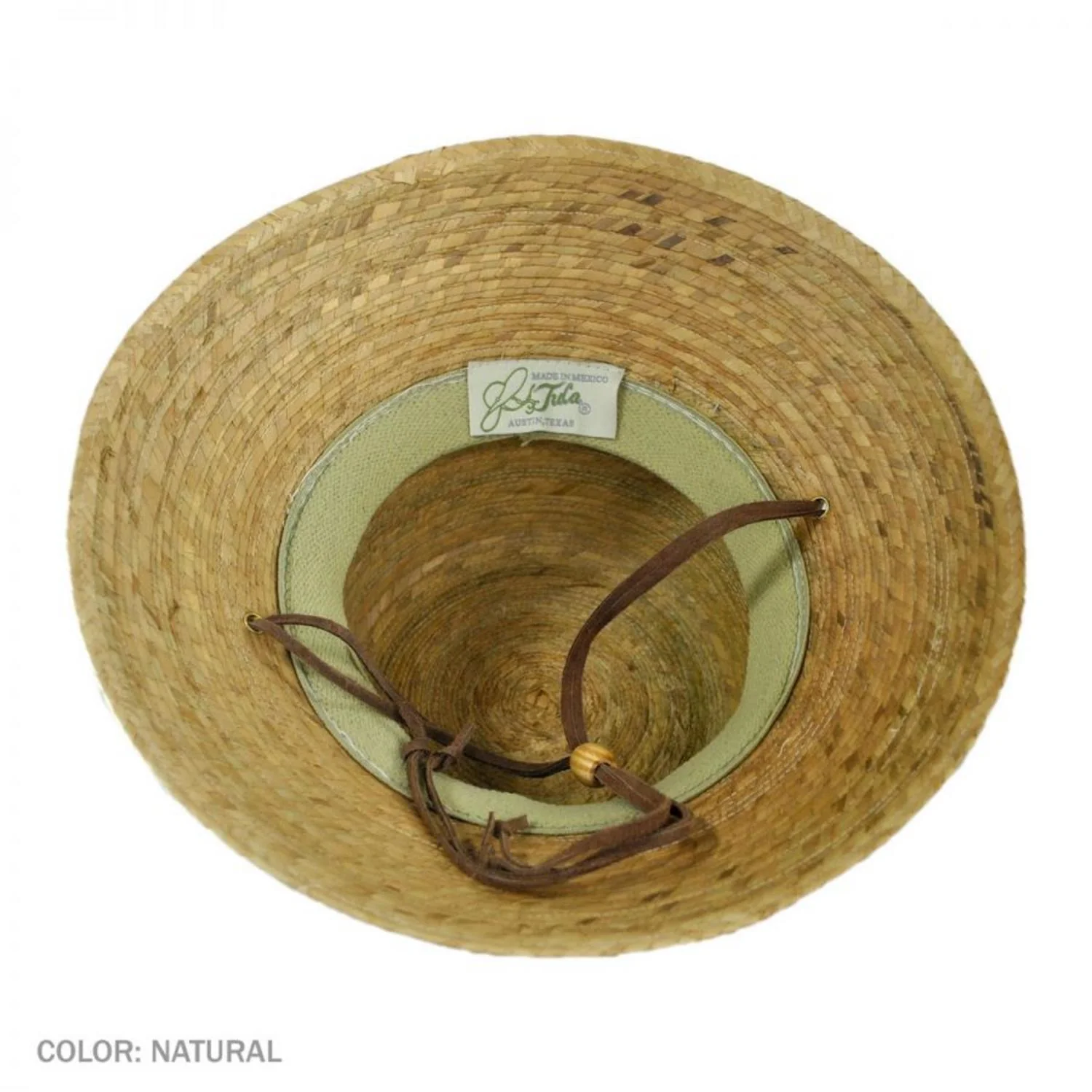 Abby Palm Leaf Straw Cloche Hat - Image 5