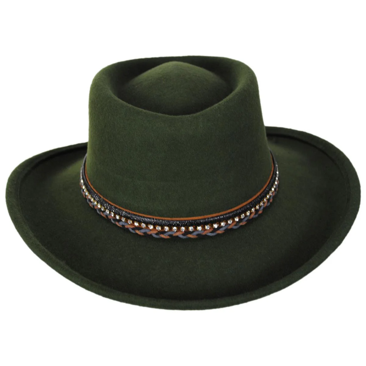 Ain't Me Babe Wool Felt Gambler Hat - Image 4