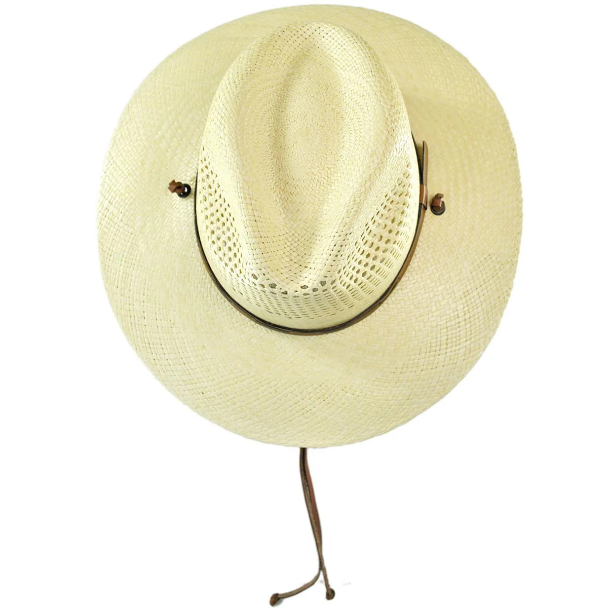 Airway Panama Straw Safari Fedora Hat - Image 5