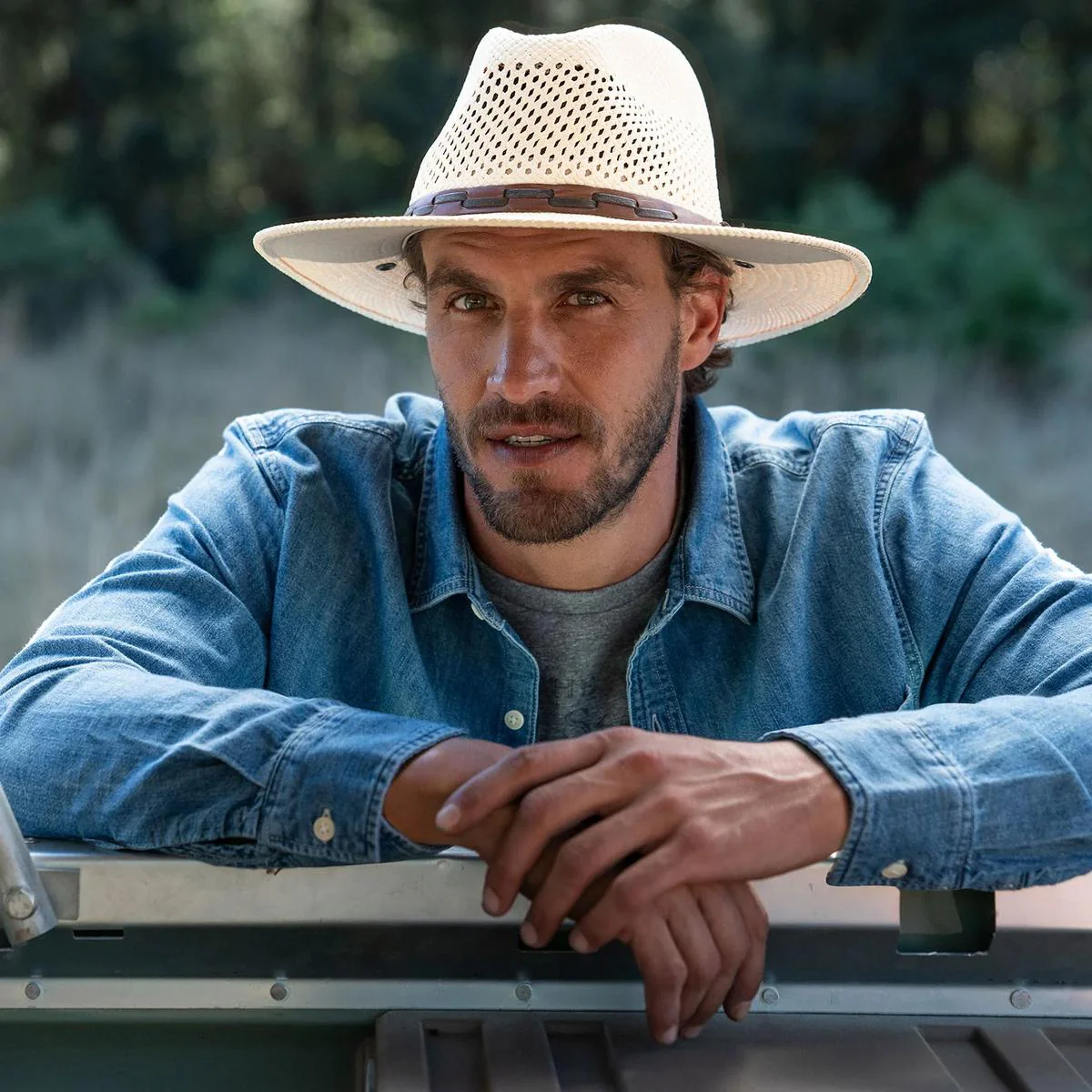 Airway Panama Straw Safari Fedora Hat - Image 8