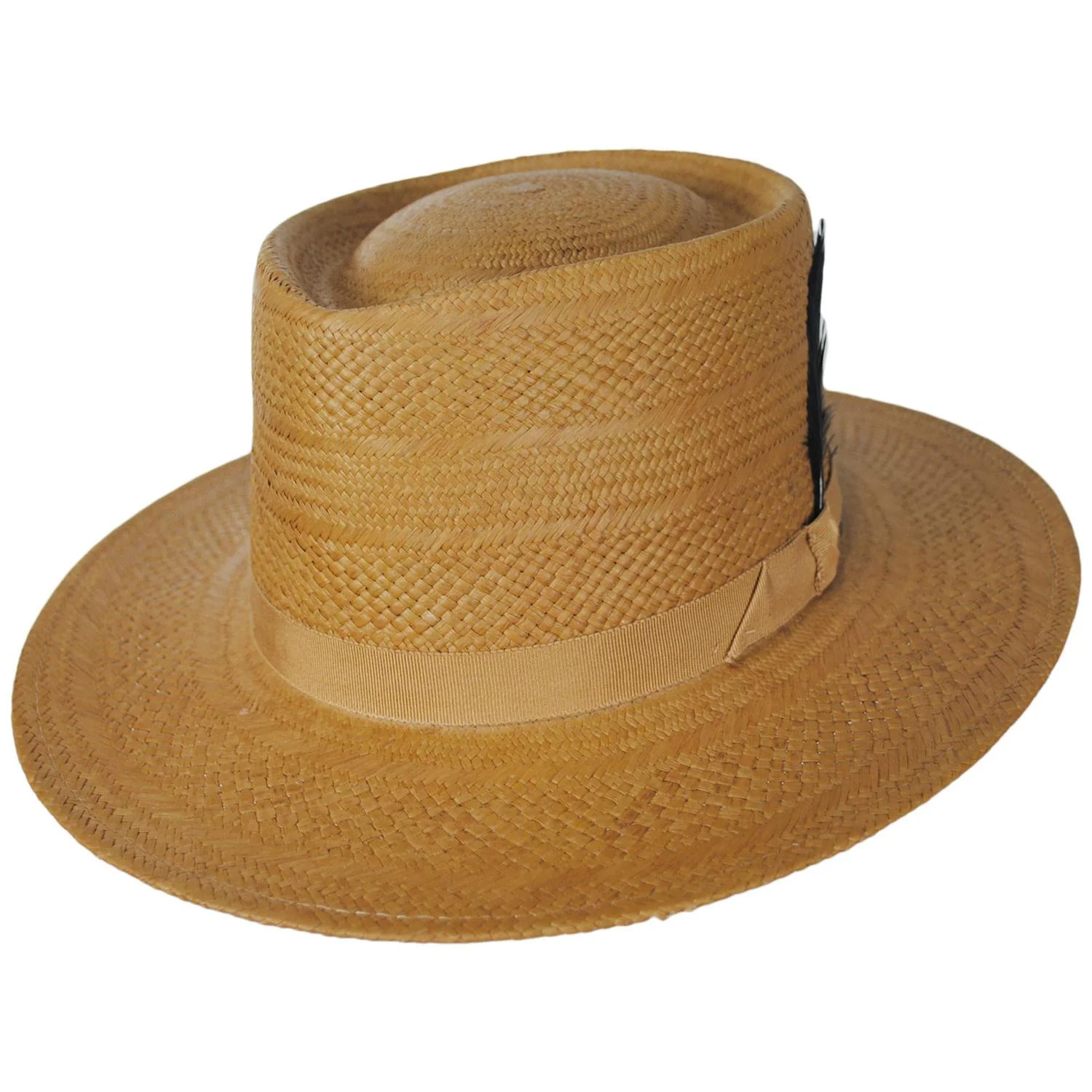 Alix Panama Straw Fedora Hat - Grit