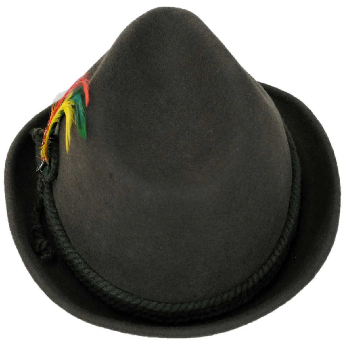 Alpine Wool Felt Fedora Hat - Image 5