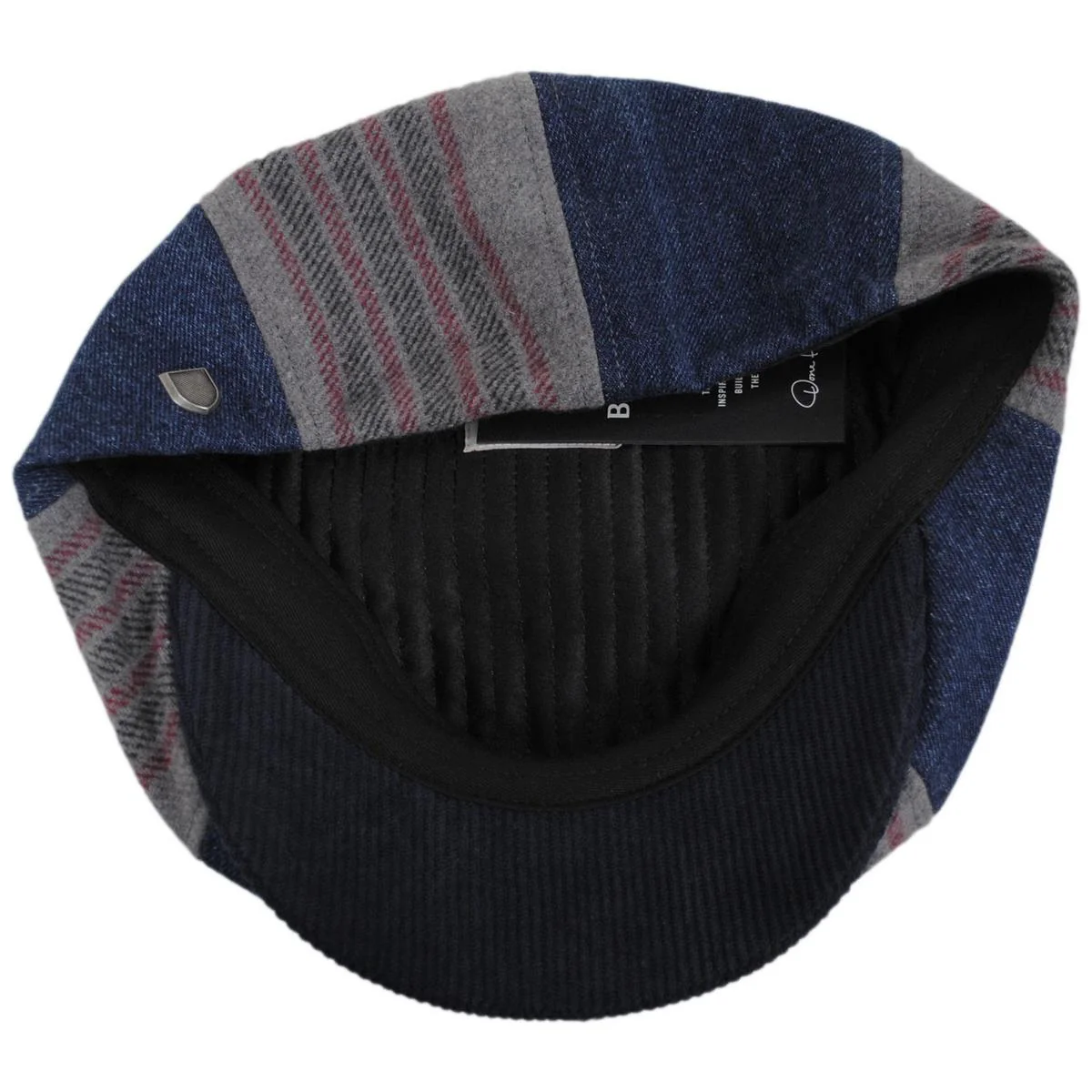 Altered Threads Cotton Blend Brood Baggy Newsboy Cap - Image 5