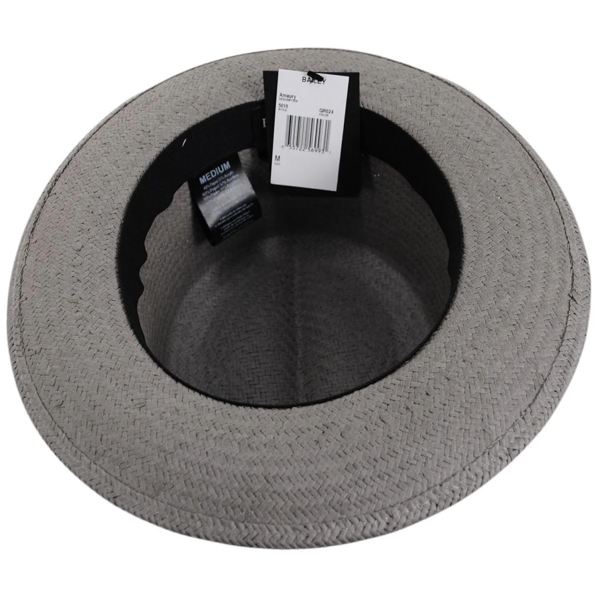 Amaury Raindura Straw Fedora Hat - Image 9