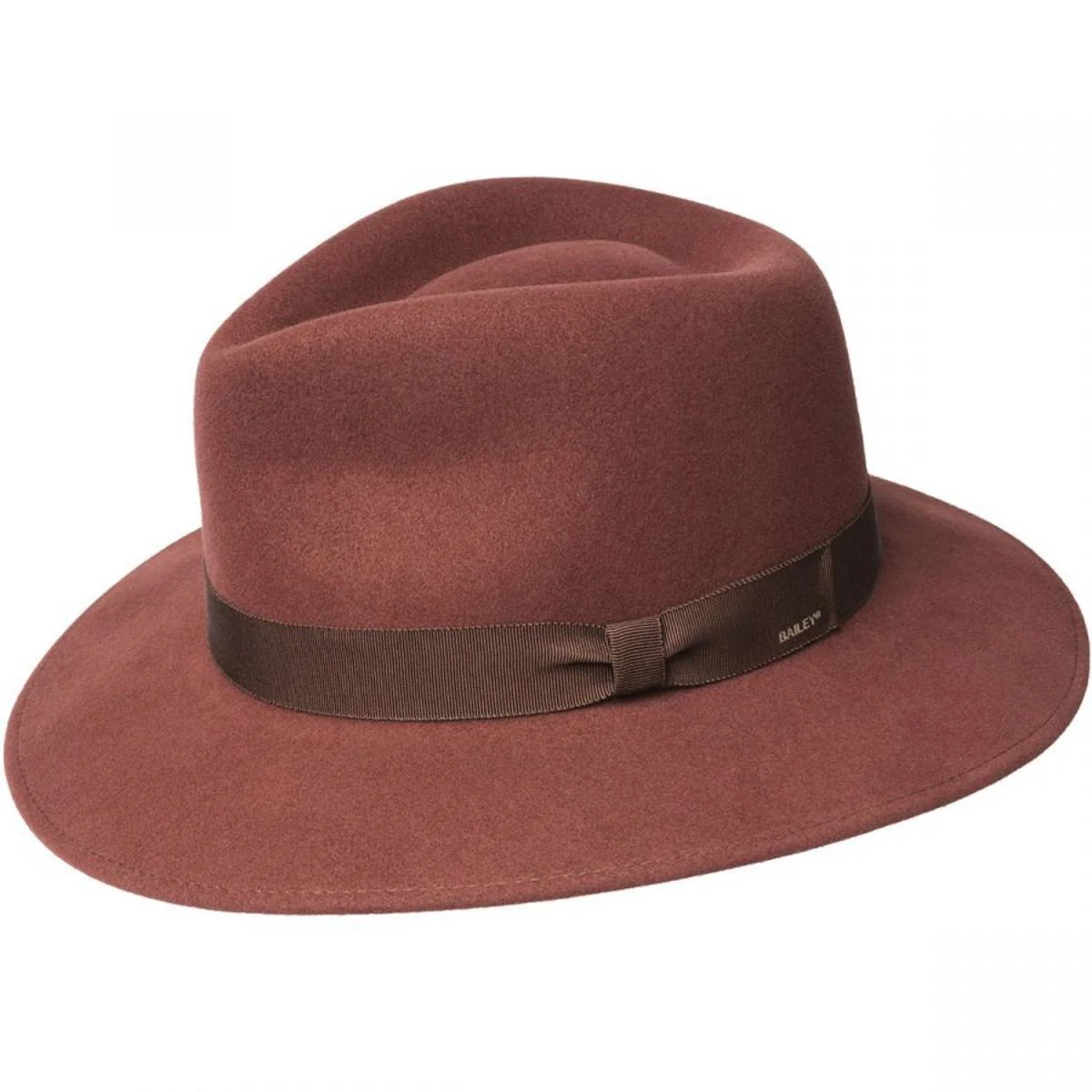 Ammon Wool Felt Teardrop Fedora Hat - Image 3