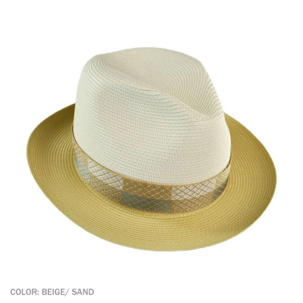 Andover Florentine Milan Straw Fedora Hat - Image 2