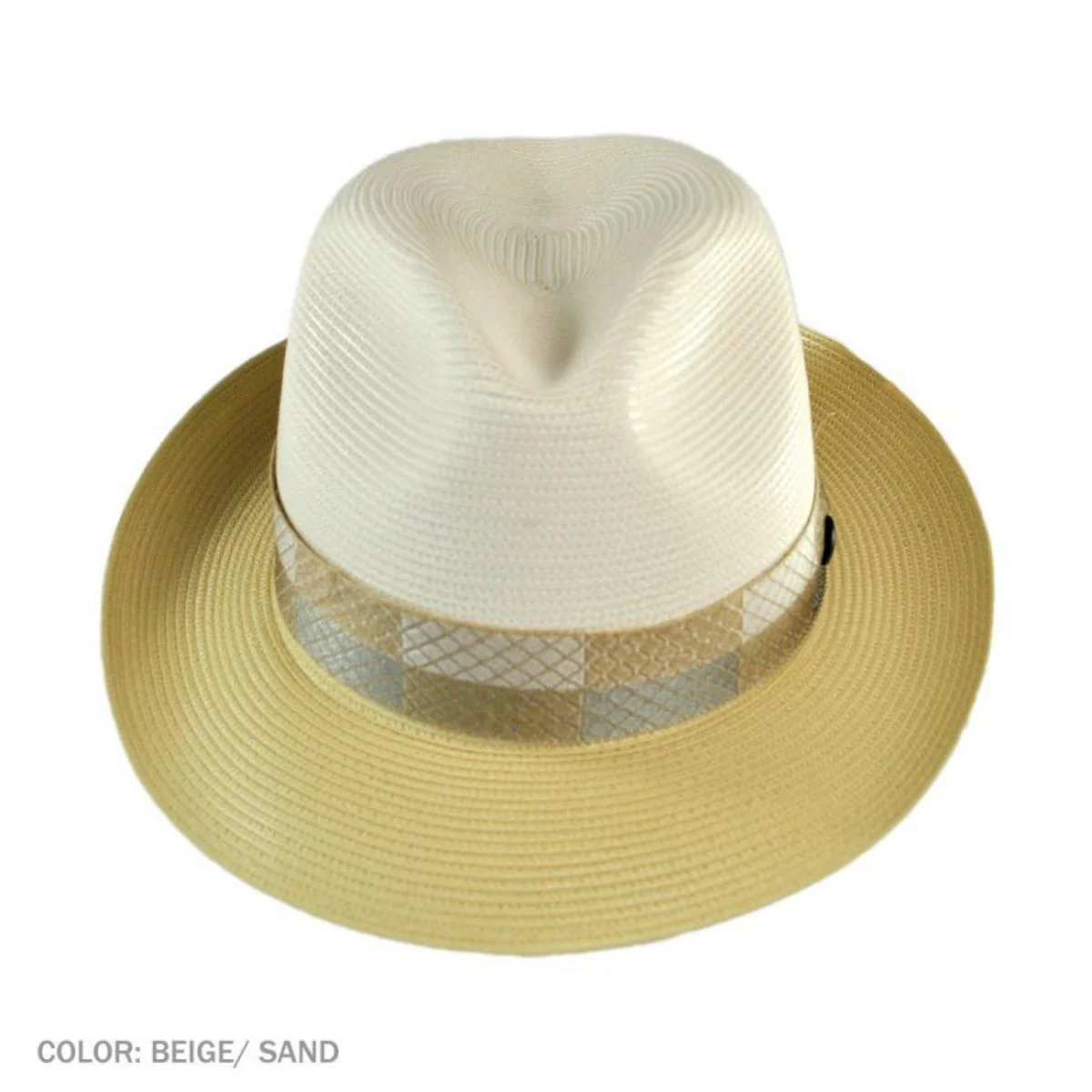 Andover Florentine Milan Straw Fedora Hat - Image 3