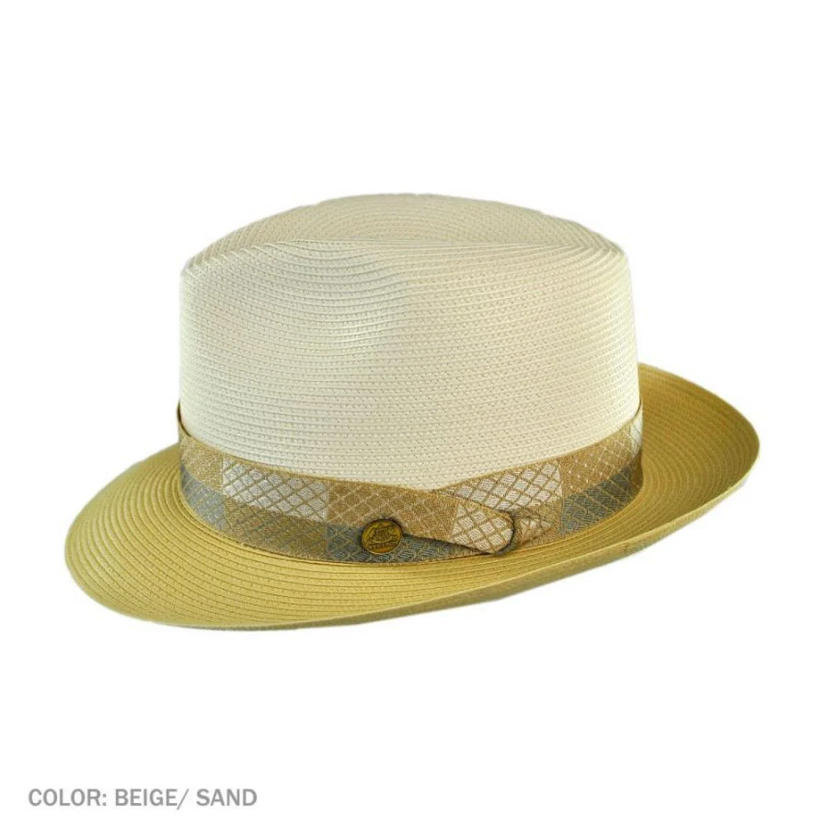 Andover Florentine Milan Straw Fedora Hat - Image 4