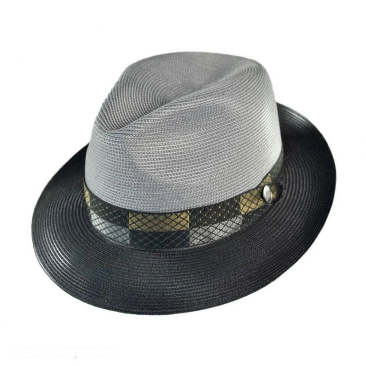 Andover Florentine Milan Straw Fedora Hat - Image 5