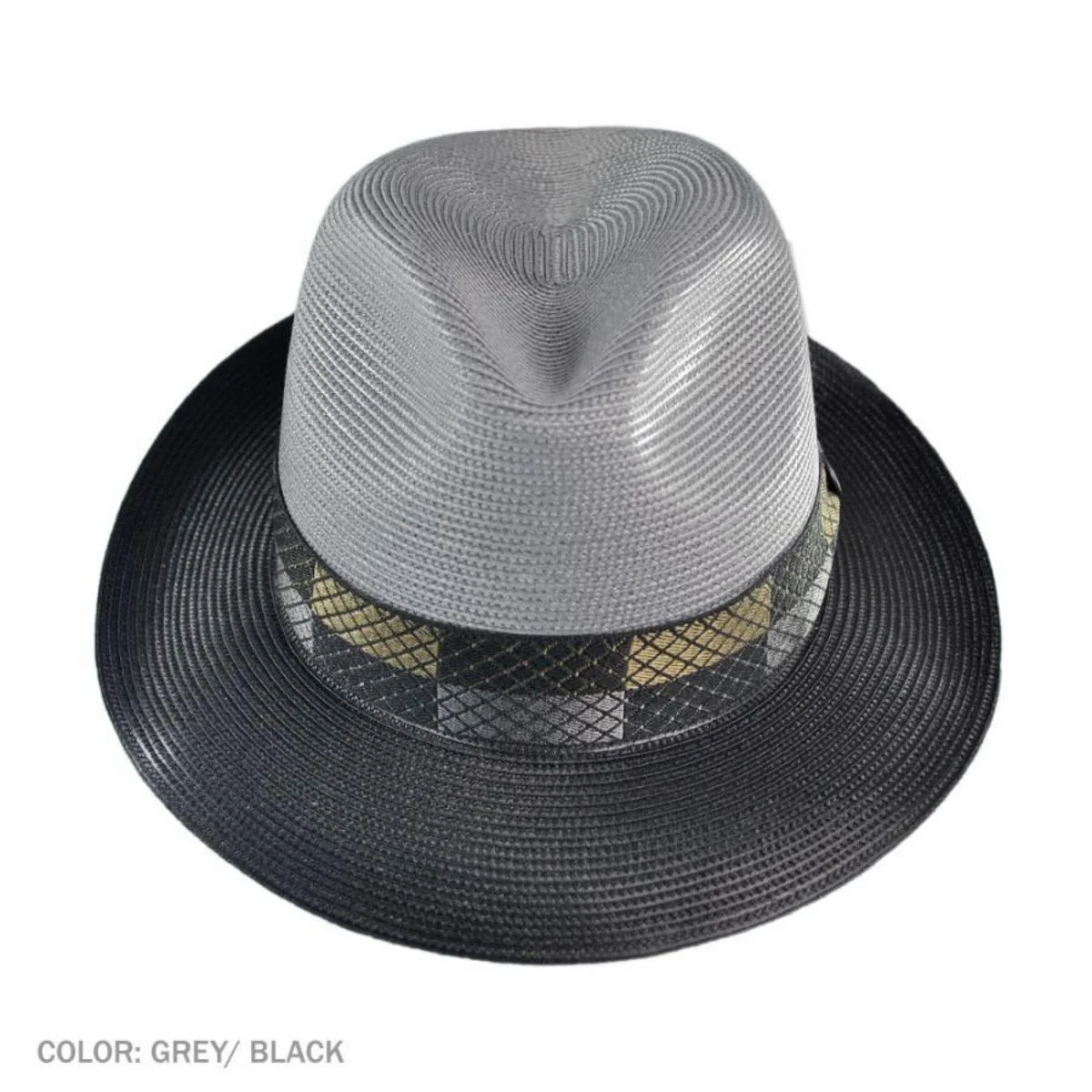 Andover Florentine Milan Straw Fedora Hat - Image 7