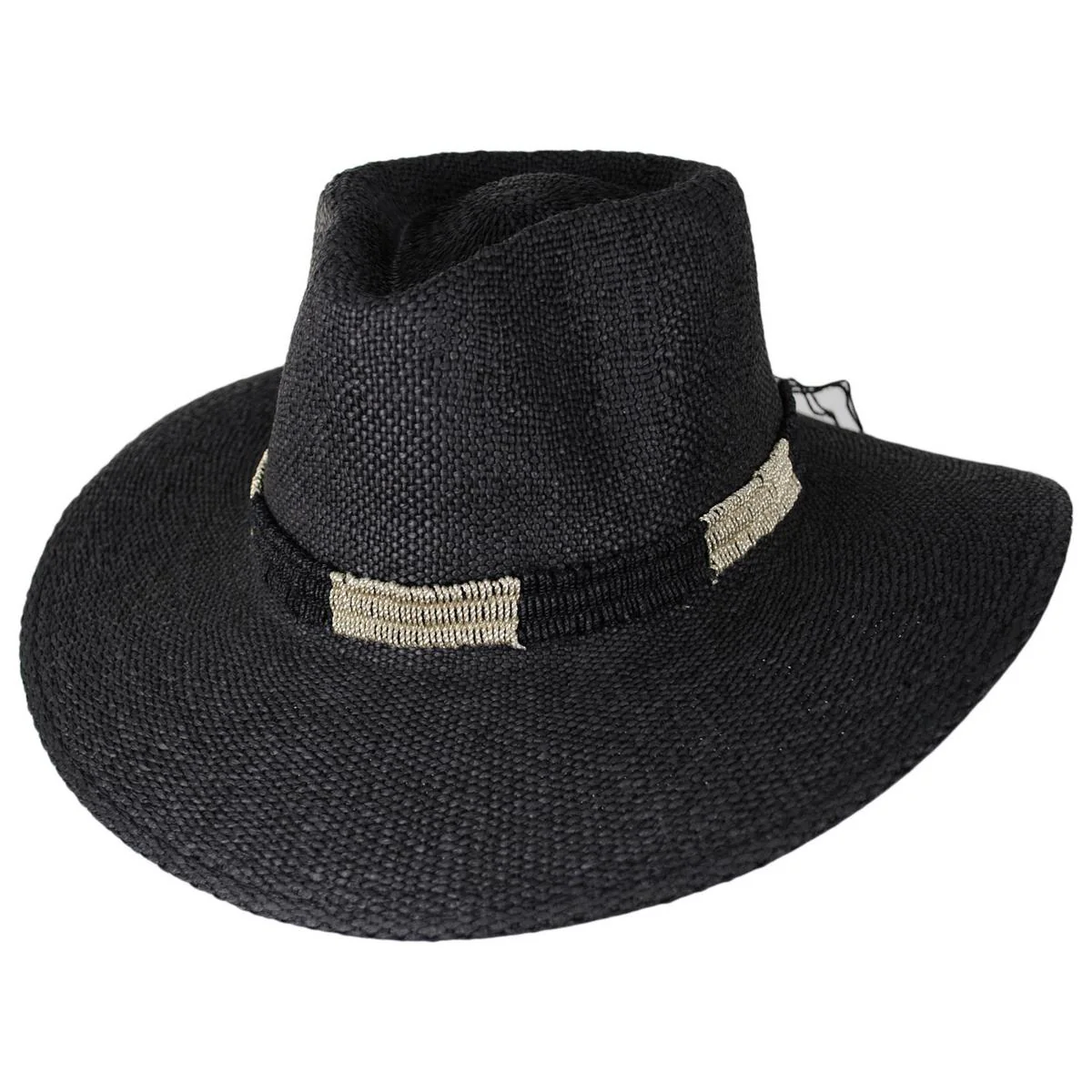 Angelina Toyo Straw Fedora Hat