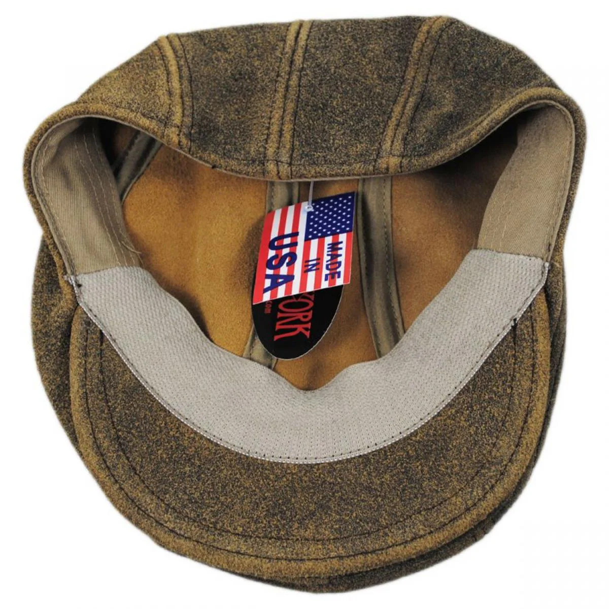 Antique 1900 Leather Ivy Cap - Image 4