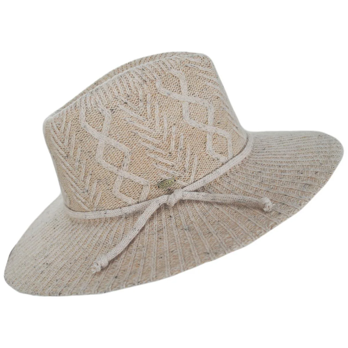 Arana Cable Knit Fedora Hat - Image 11