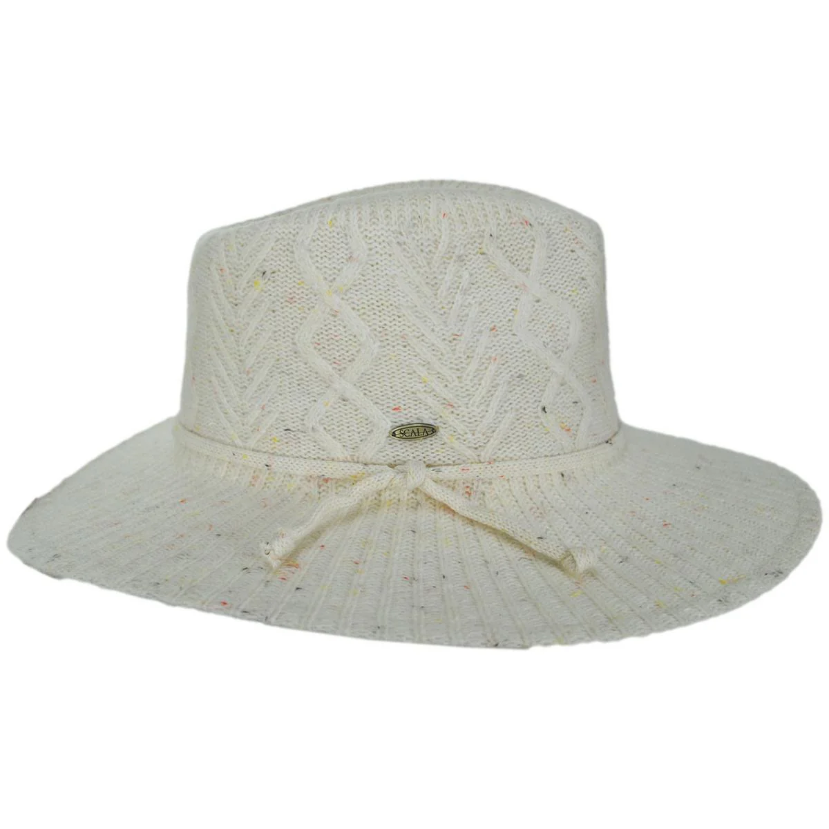 Arana Cable Knit Fedora Hat - Image 7