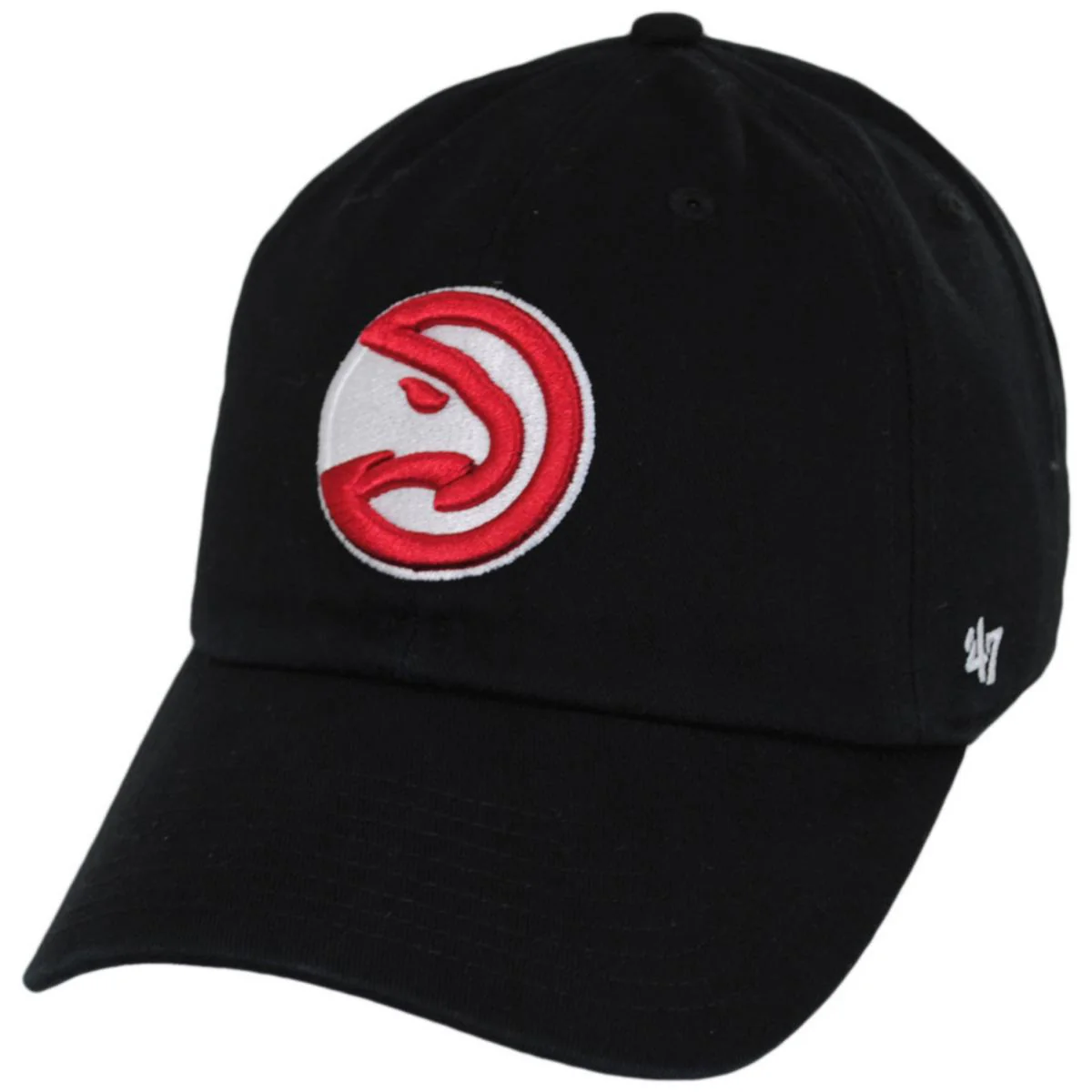 Atlanta Hawks NBA Clean Up Strapback Baseball Cap Dad Hat - Image 5