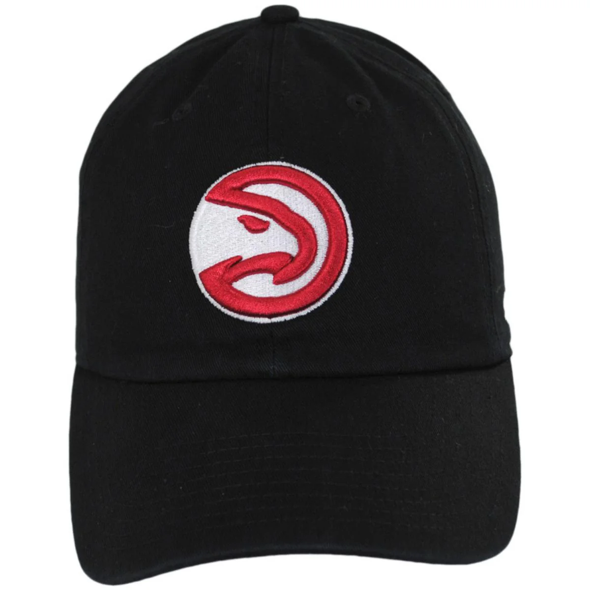 Atlanta Hawks NBA Clean Up Strapback Baseball Cap Dad Hat - Image 6