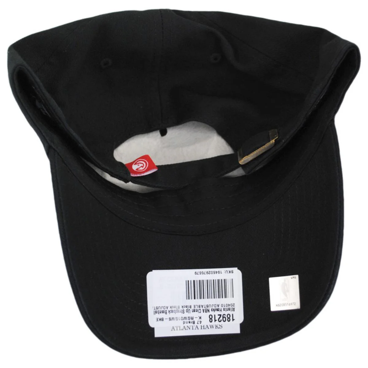 Atlanta Hawks NBA Clean Up Strapback Baseball Cap Dad Hat - Image 8