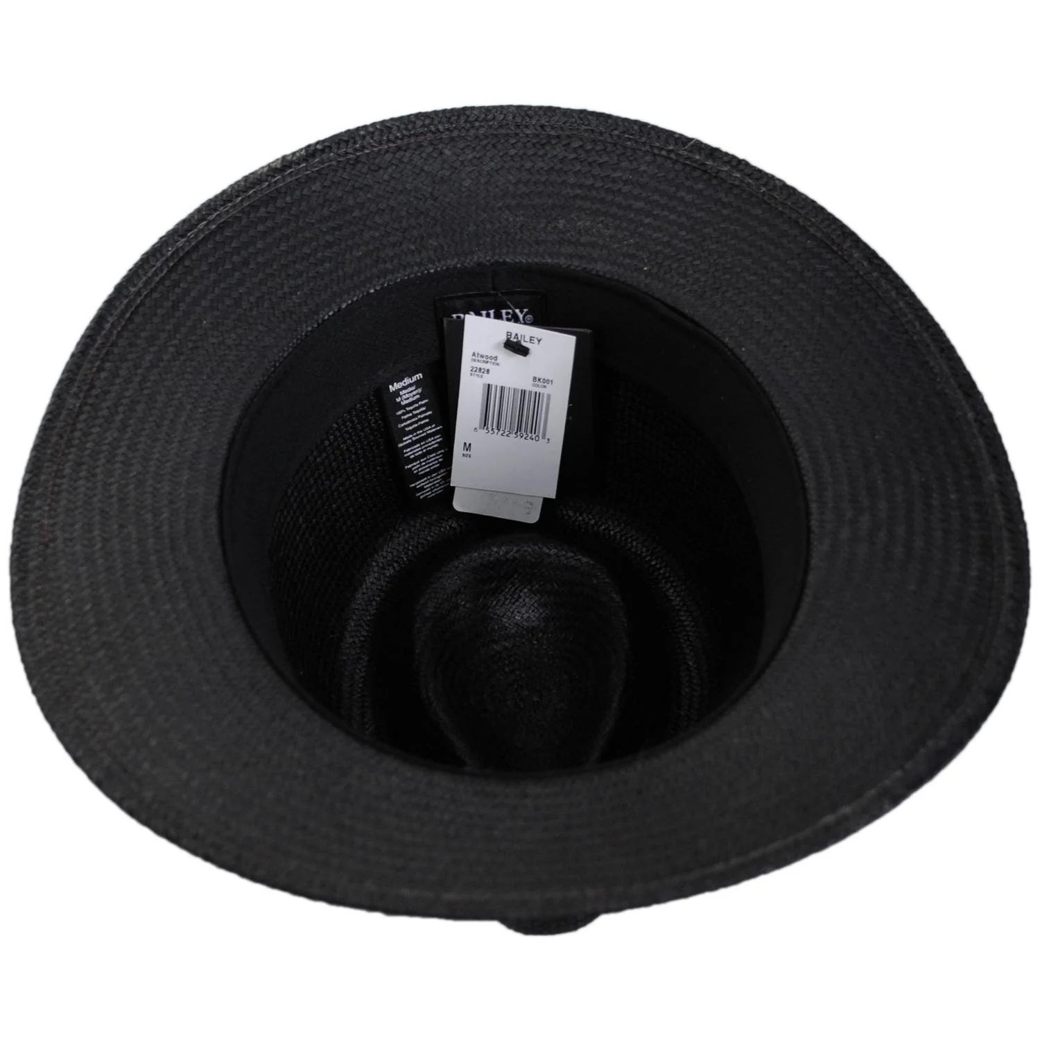 Atwood Panama Straw Safari Fedora Hat - Image 8