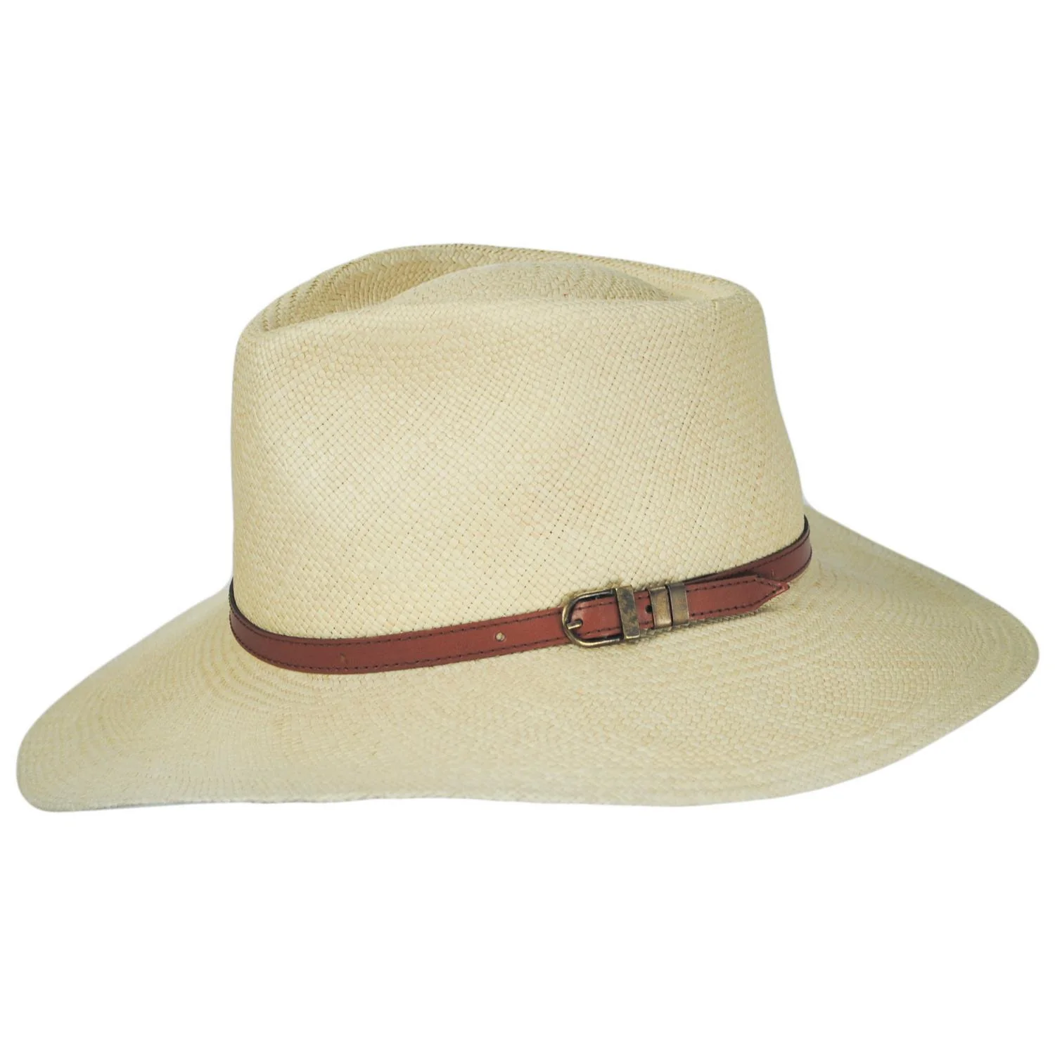 Australian Excursion Panama Straw Fedora Hat - Image 4