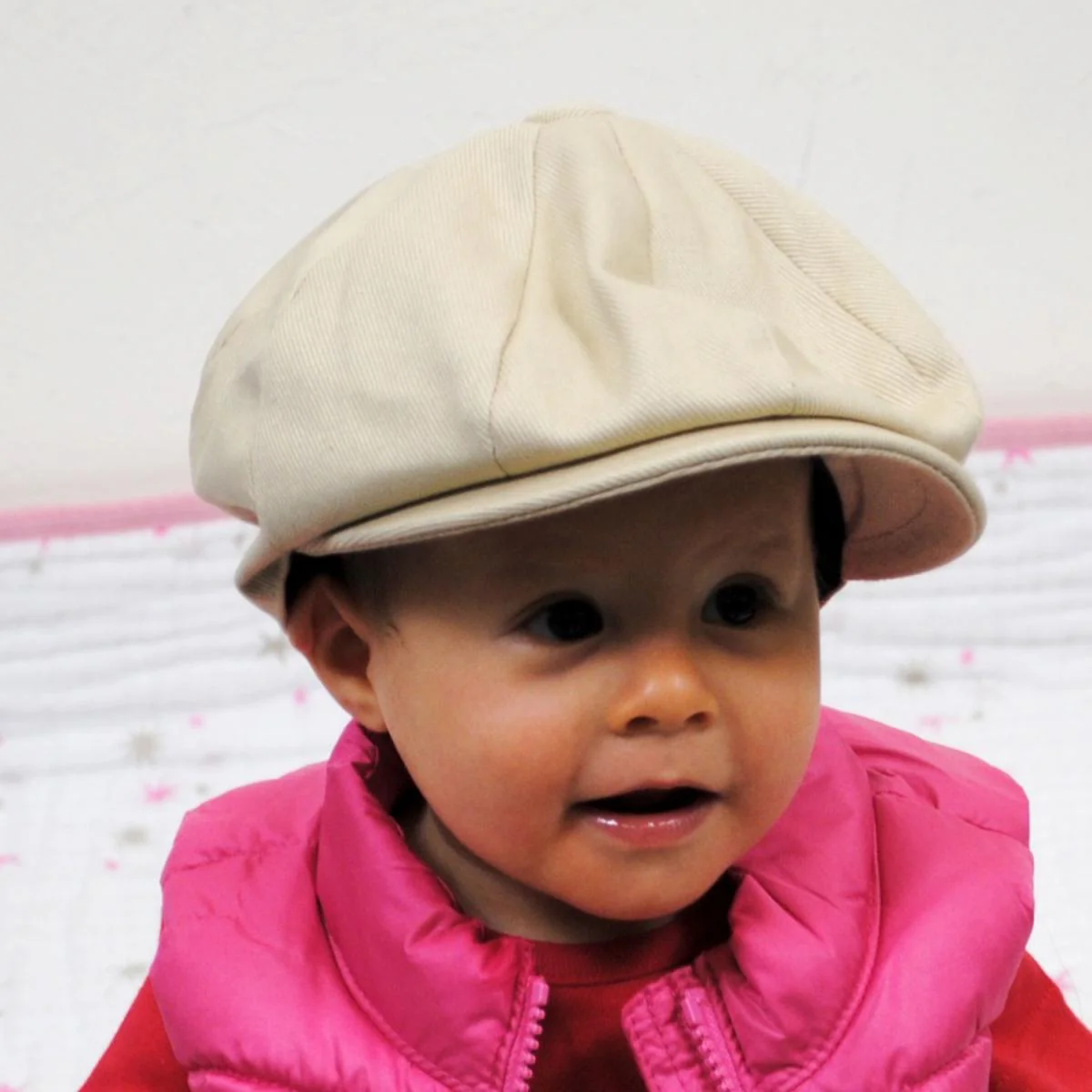 Baby Cotton Newsboy Cap - Image 2