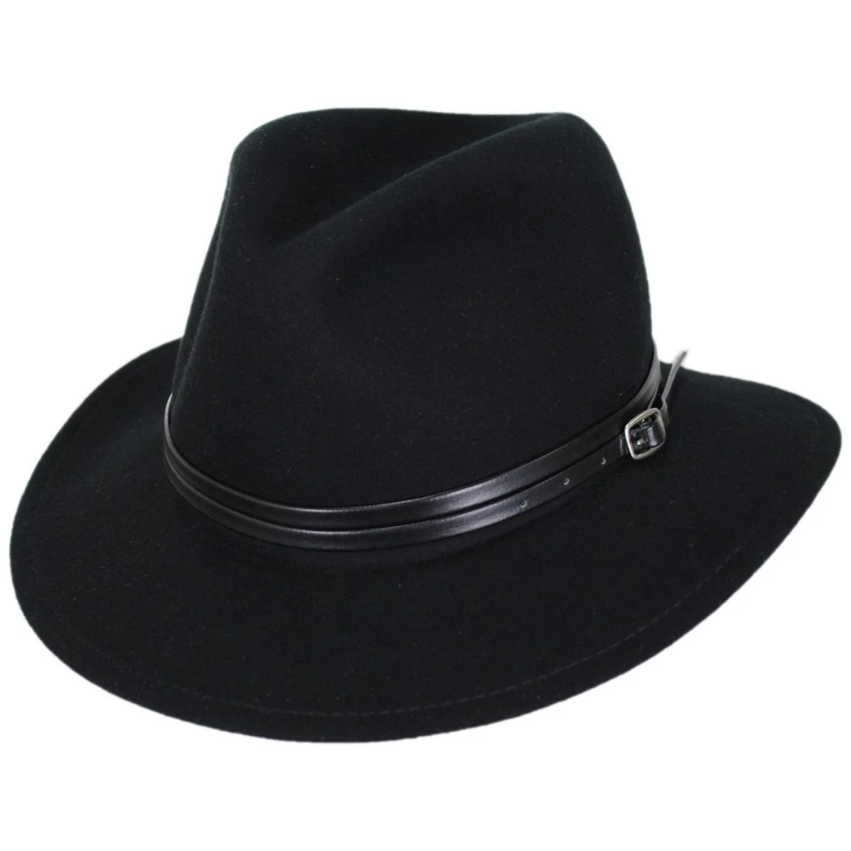 Bair Crushable Wool LiteFelt Fedora Hat - Image 5