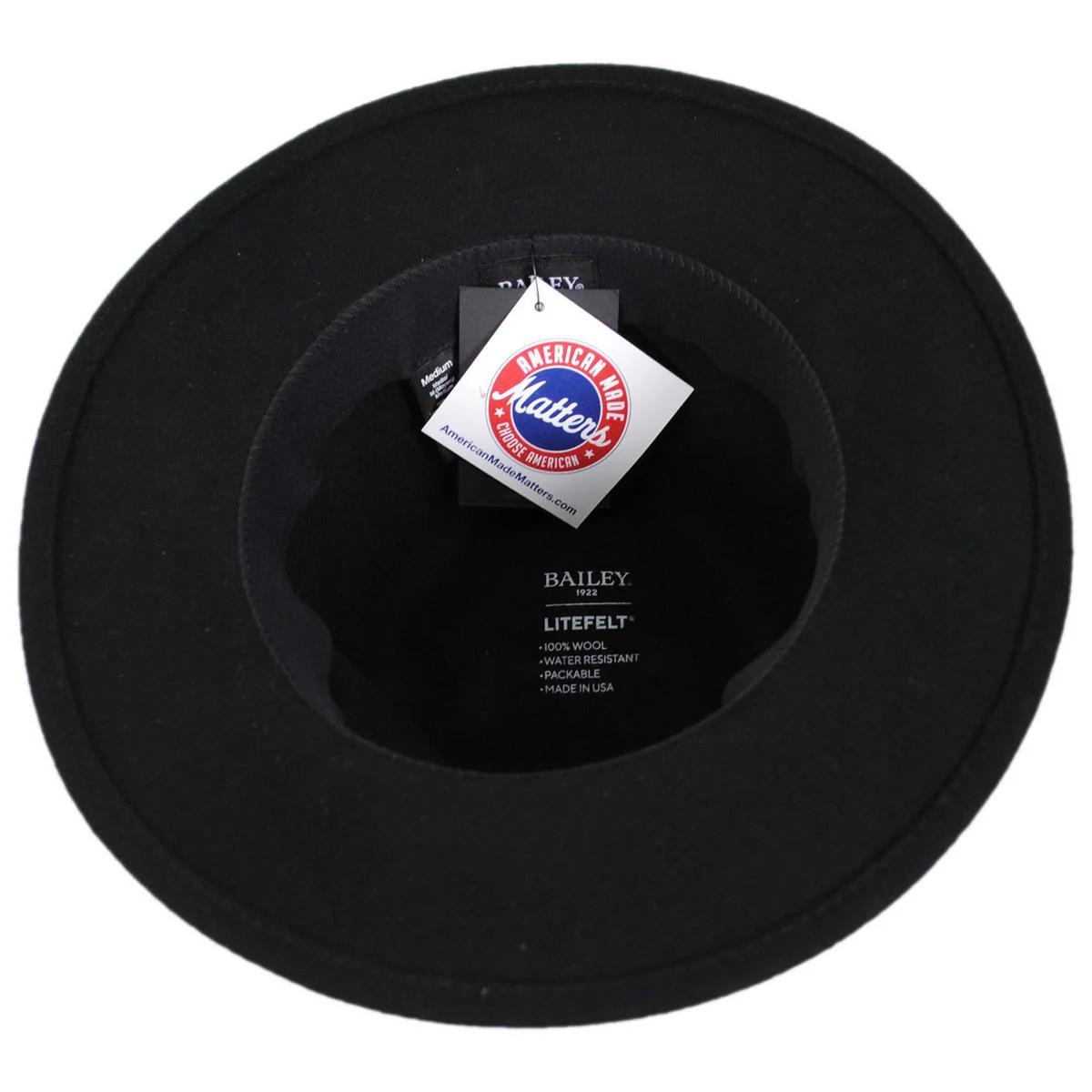 Bair Crushable Wool LiteFelt Fedora Hat - Image 8