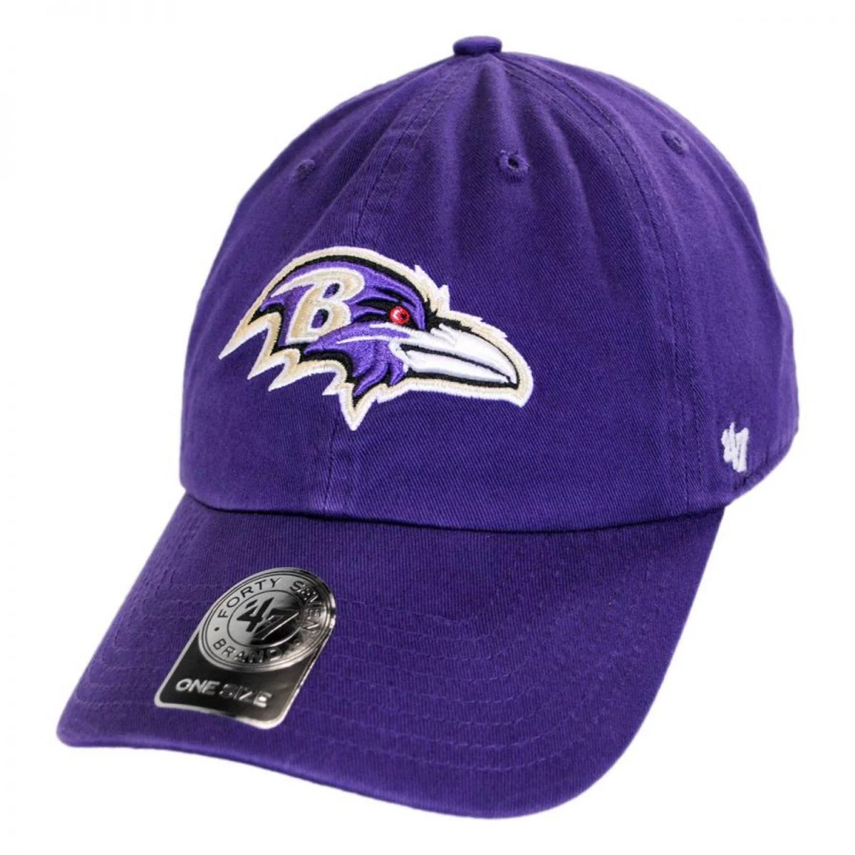Baltimore Ravens NFL Clean Up Strapback Baseball Cap Dad Hat