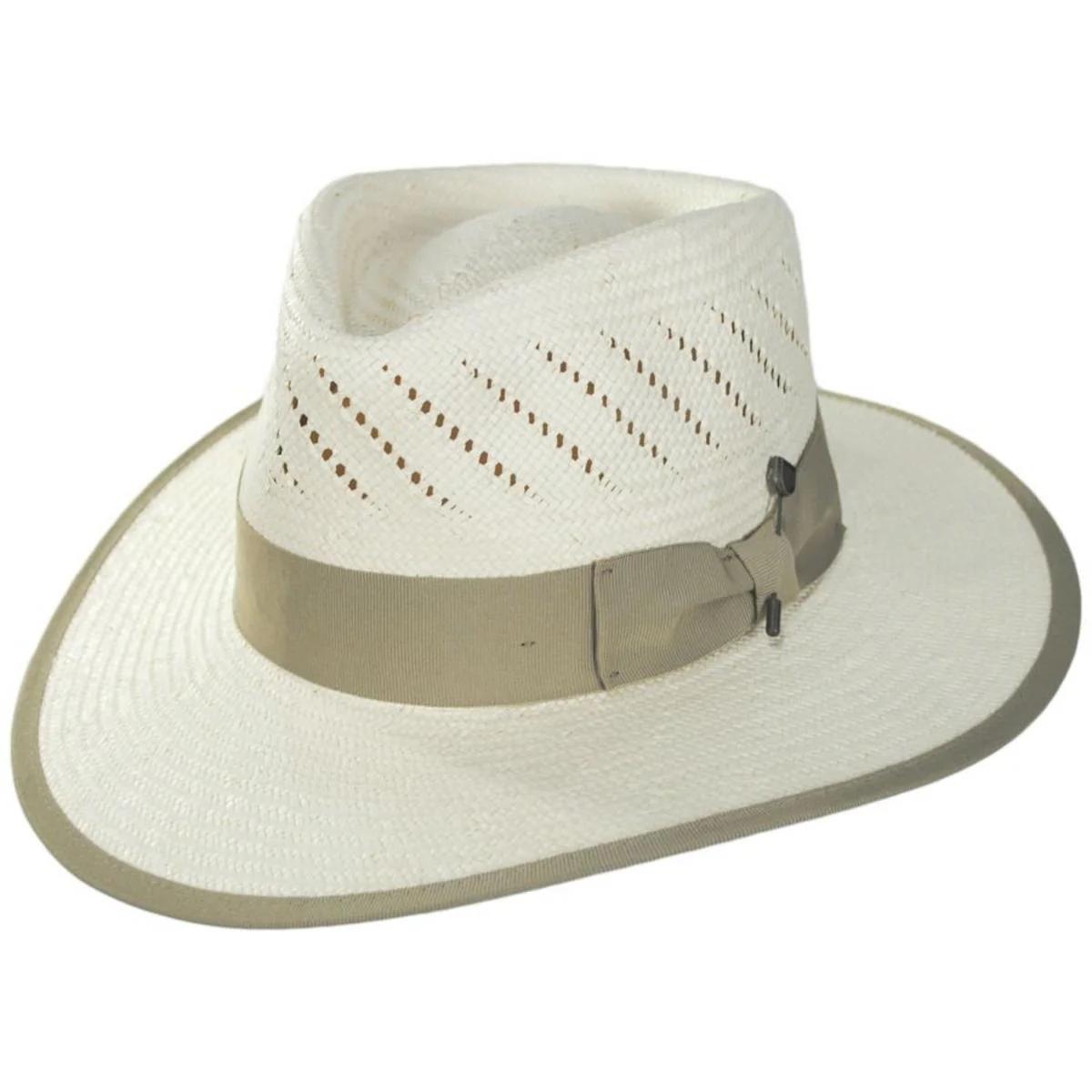 Bandera Reserve Shantung Straw Fedora Hat