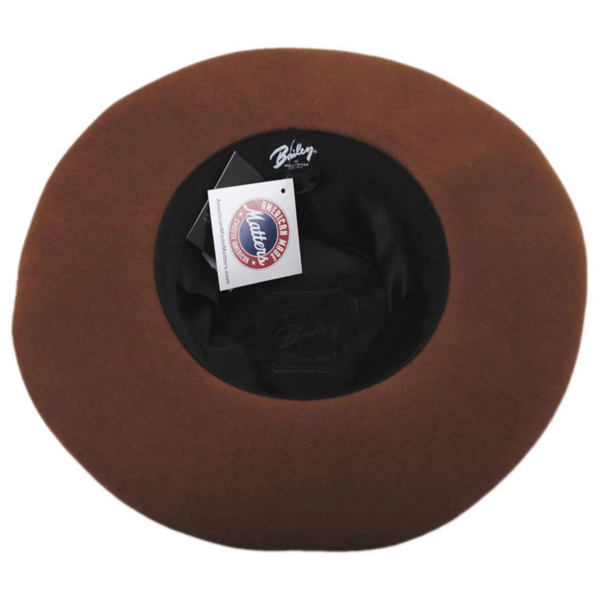 Barksdale Polished Wool Felt Fedora Hat - FINAL SALE - Image 4