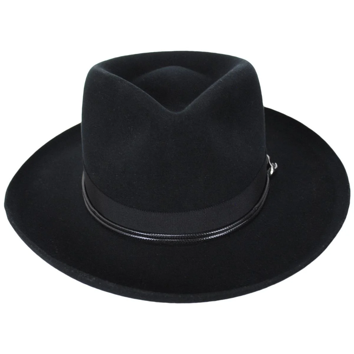 Bastien Polished Elite Wool Felt Fedora Hat - Image 2