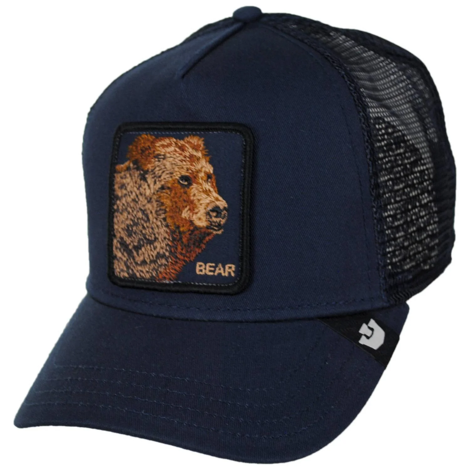 Bear Mesh Trucker Snapback Baseball Cap