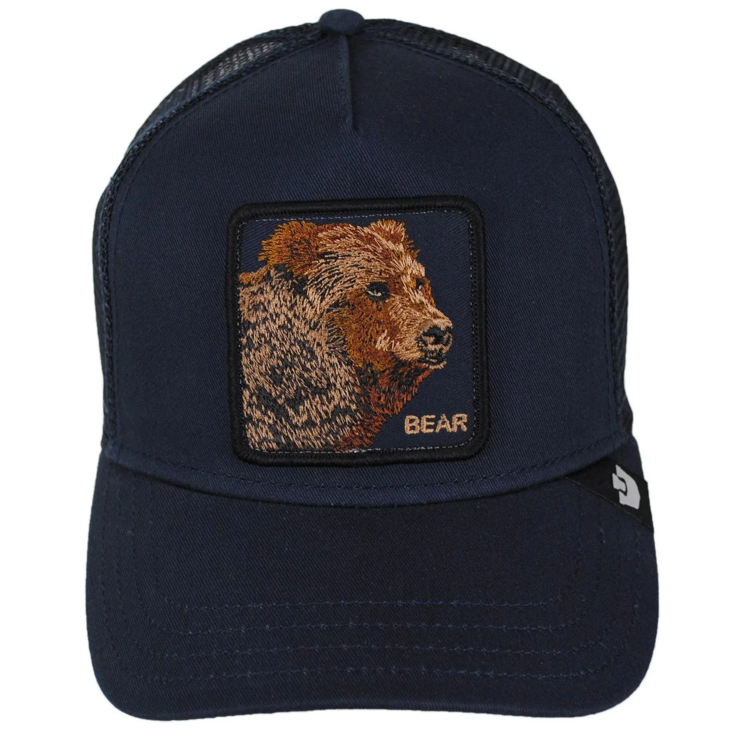 Bear Mesh Trucker Snapback Baseball Cap - Image 2