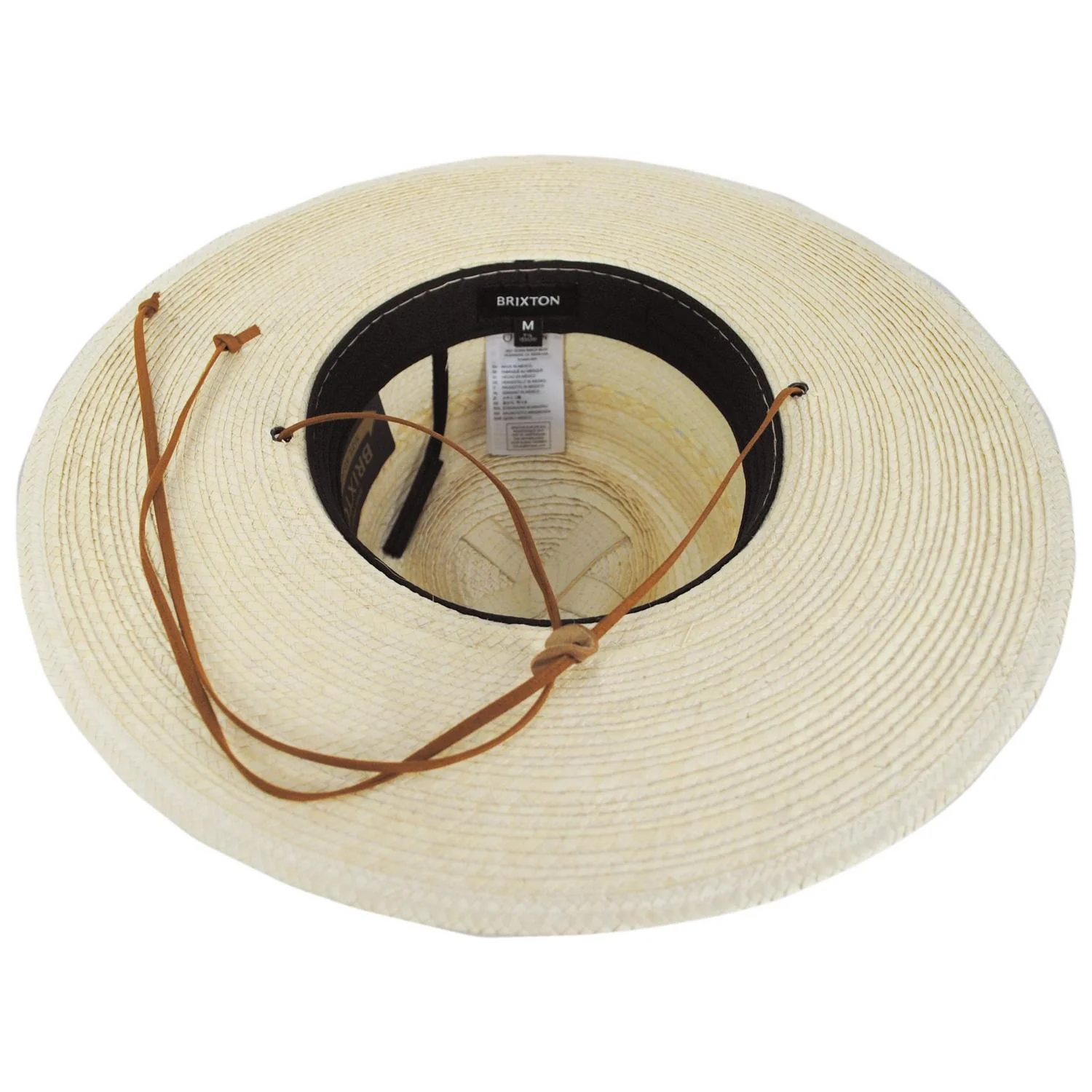 Beck Palm Straw Rancher Fedora Hat - Image 6