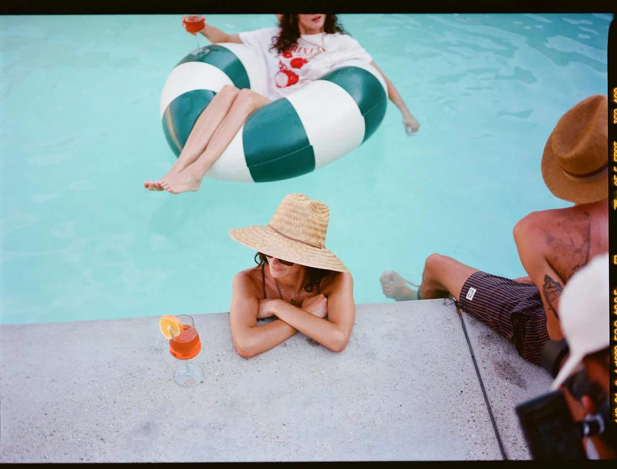 Bells II Palm Leaf Straw Lifeguard Hat - Image 7