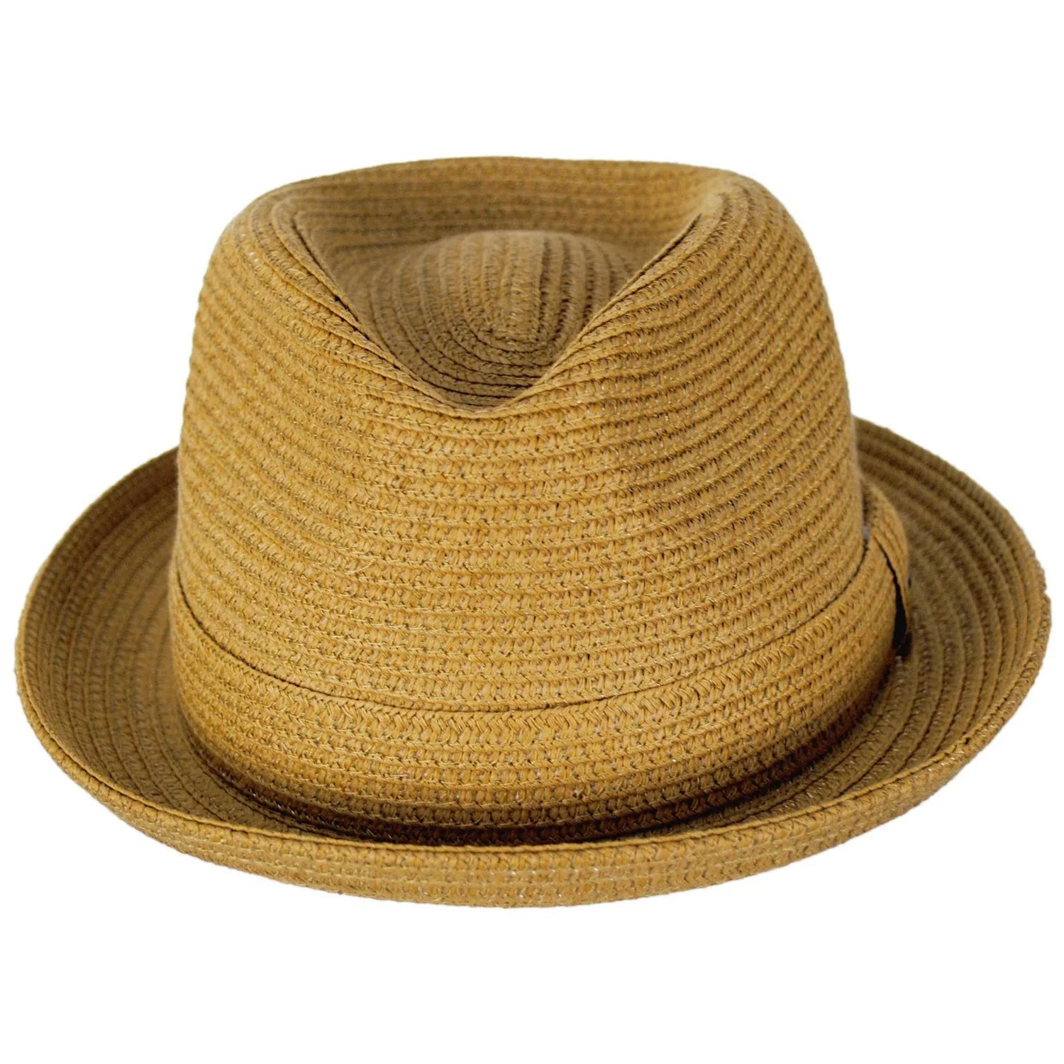 Billy Braided Toyo Straw Fedora Hat - Classic Colors - Image 10
