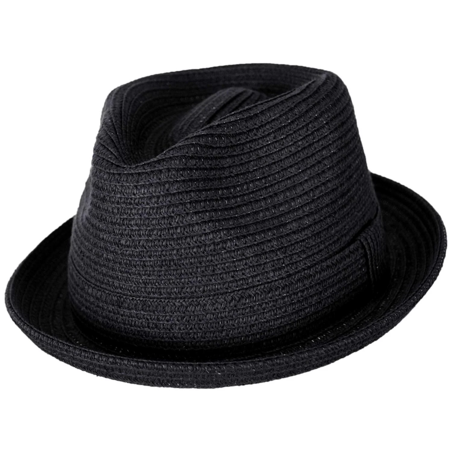 Billy Braided Toyo Straw Fedora Hat - Classic Colors - Image 17
