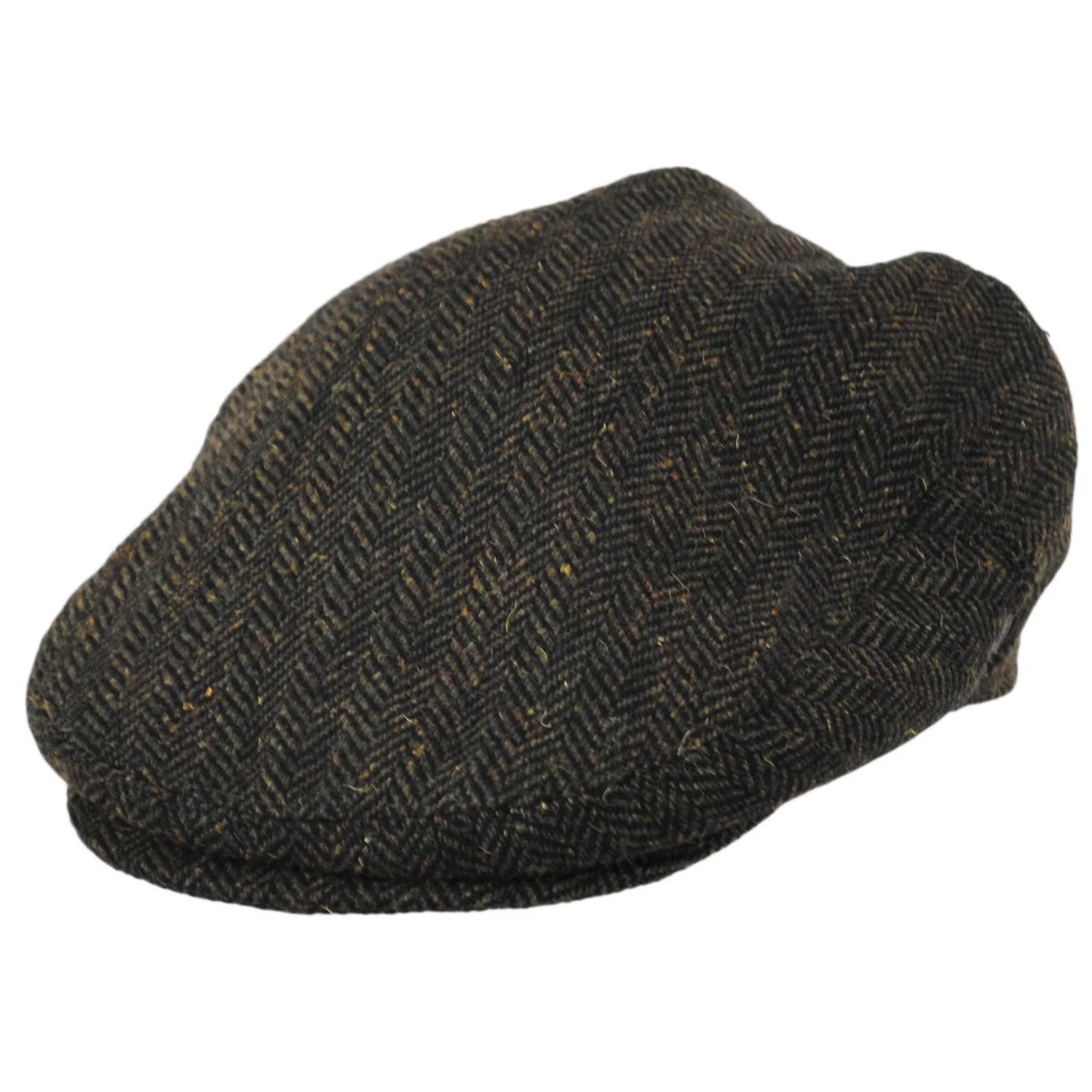 Bird Rock Herringbone Wool Blend Ivy Cap
