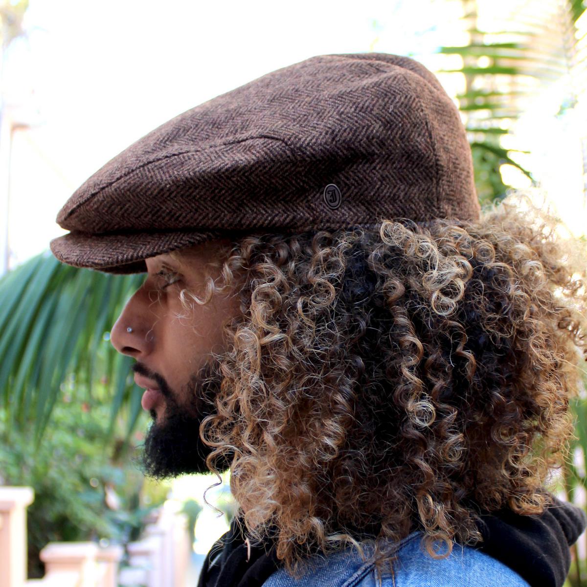 Bird Rock Herringbone Wool Blend Ivy Cap - Image 7