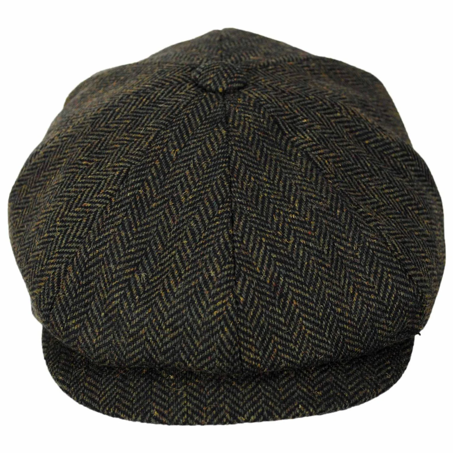 Bird Rock Herringbone Wool Blend Newsboy Cap - Image 2