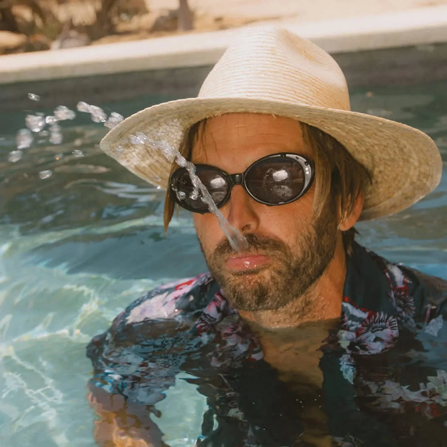 Blake Palm Straw Fedora Hat - Image 3