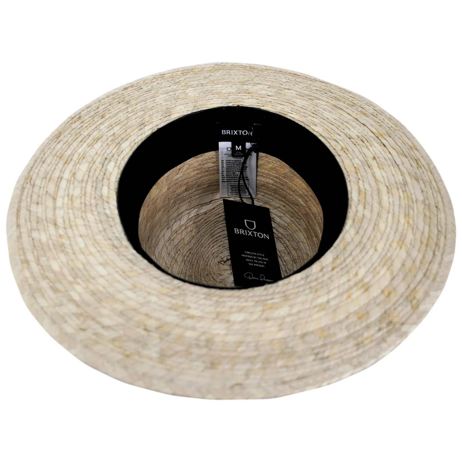 Blake Palm Straw Fedora Hat - Image 6