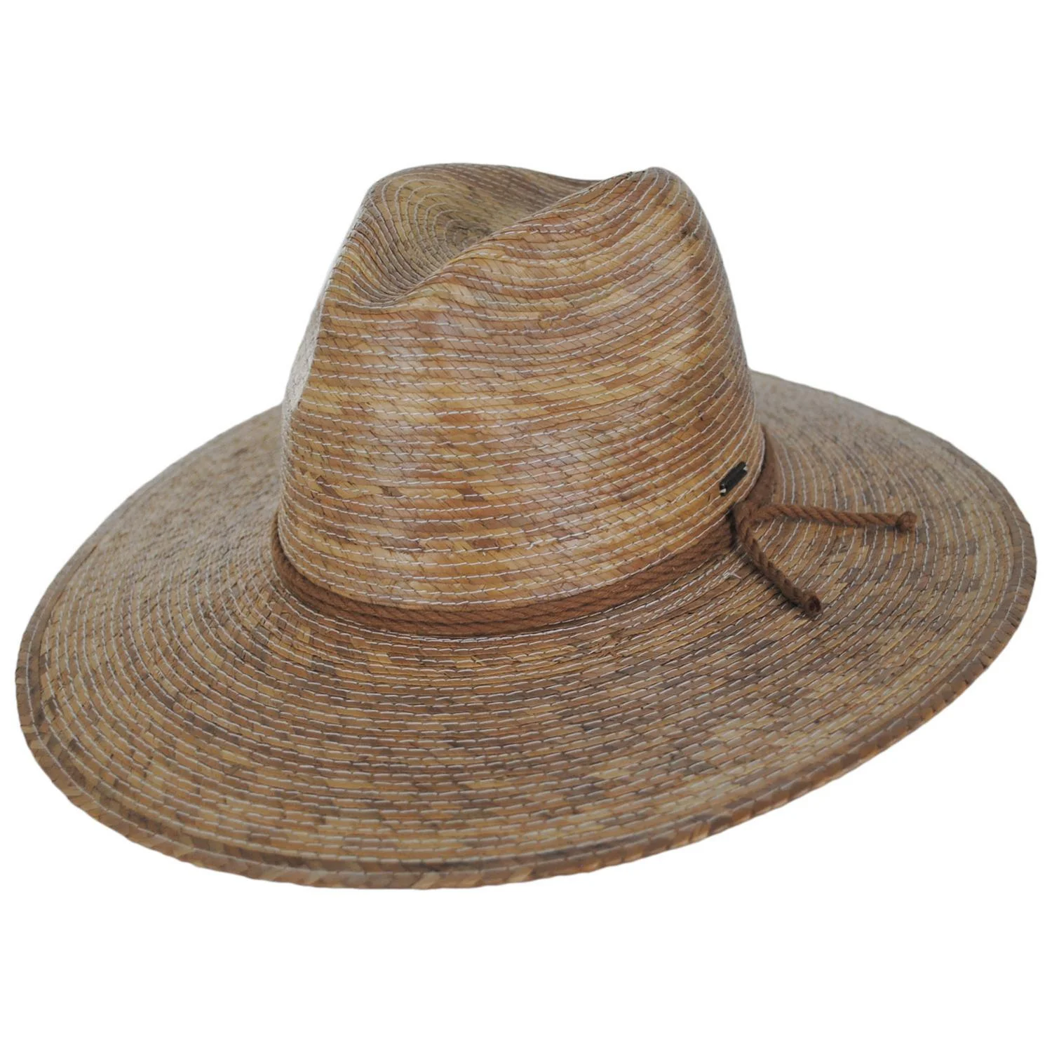 Blake Palm Straw Fedora Hat - Toasted Palm