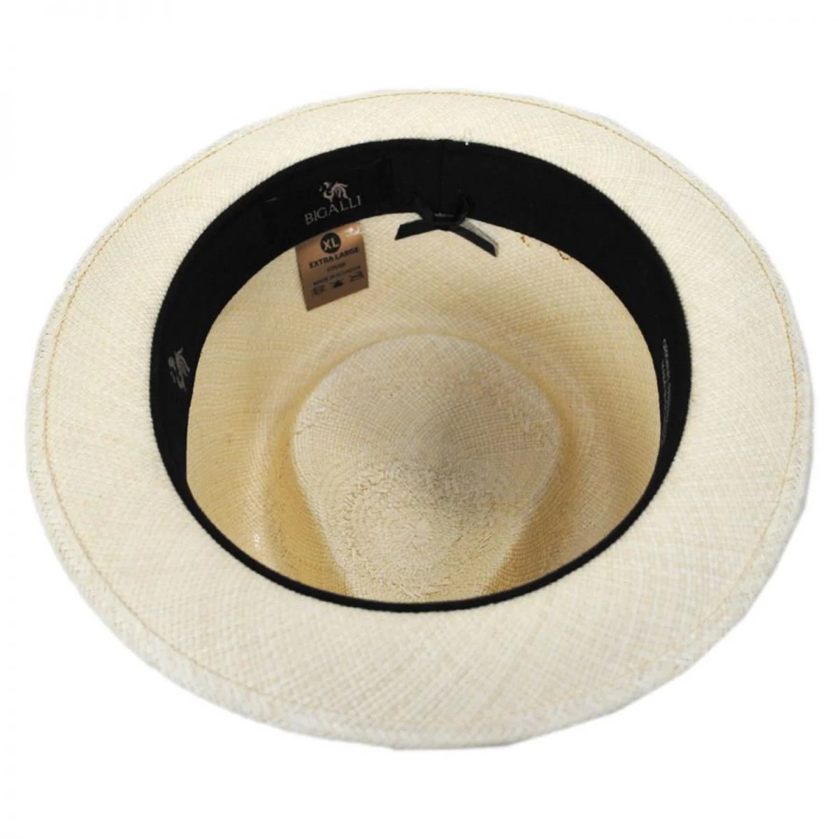 Boston Panama Straw Trilby Fedora Hat - Image 12