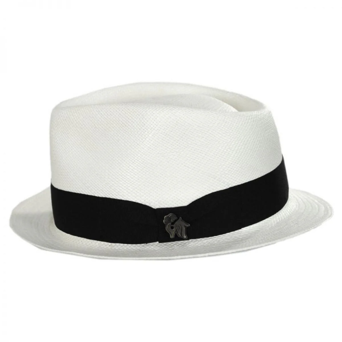 Boston Panama Straw Trilby Fedora Hat - Image 3