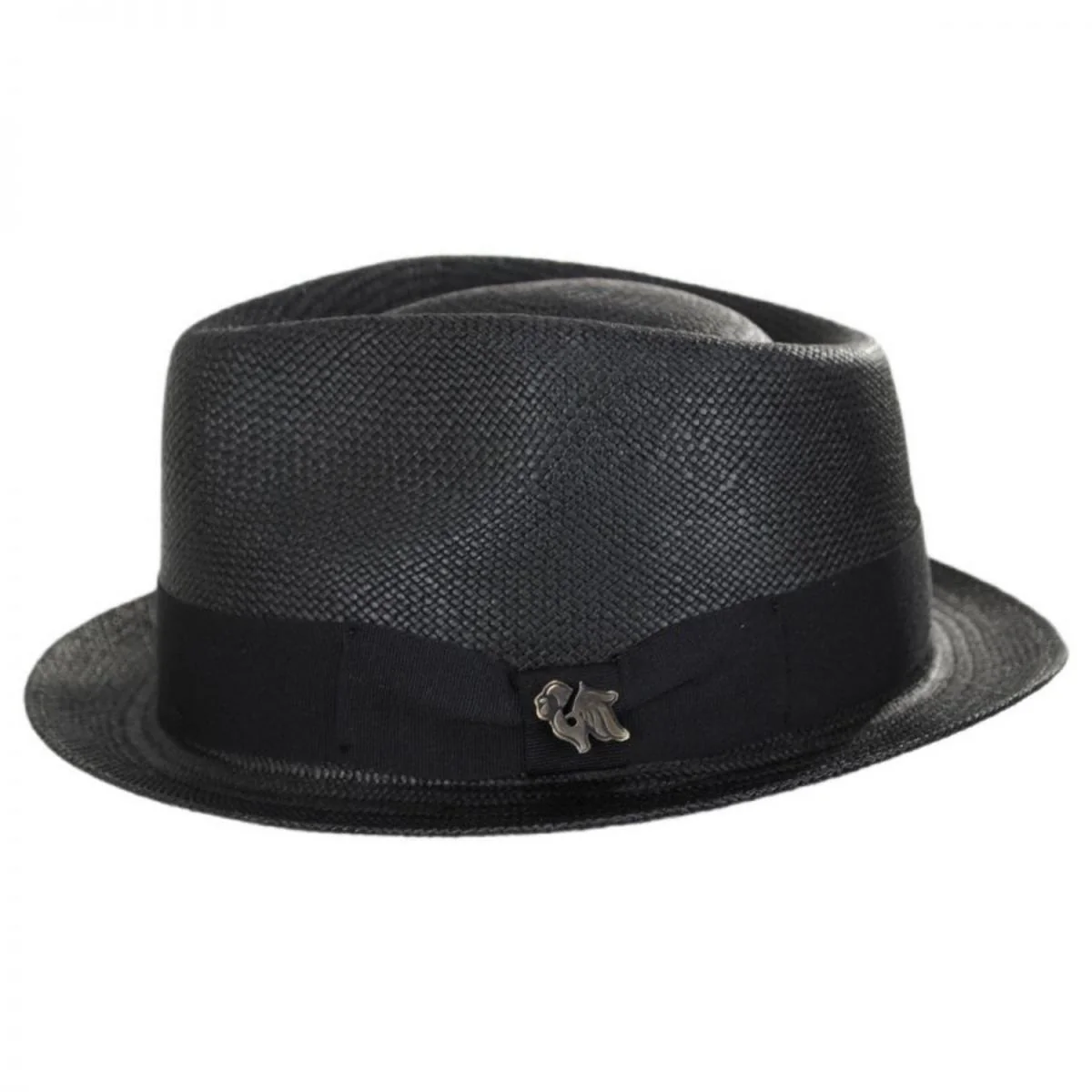 Boston Panama Straw Trilby Fedora Hat - Image 7