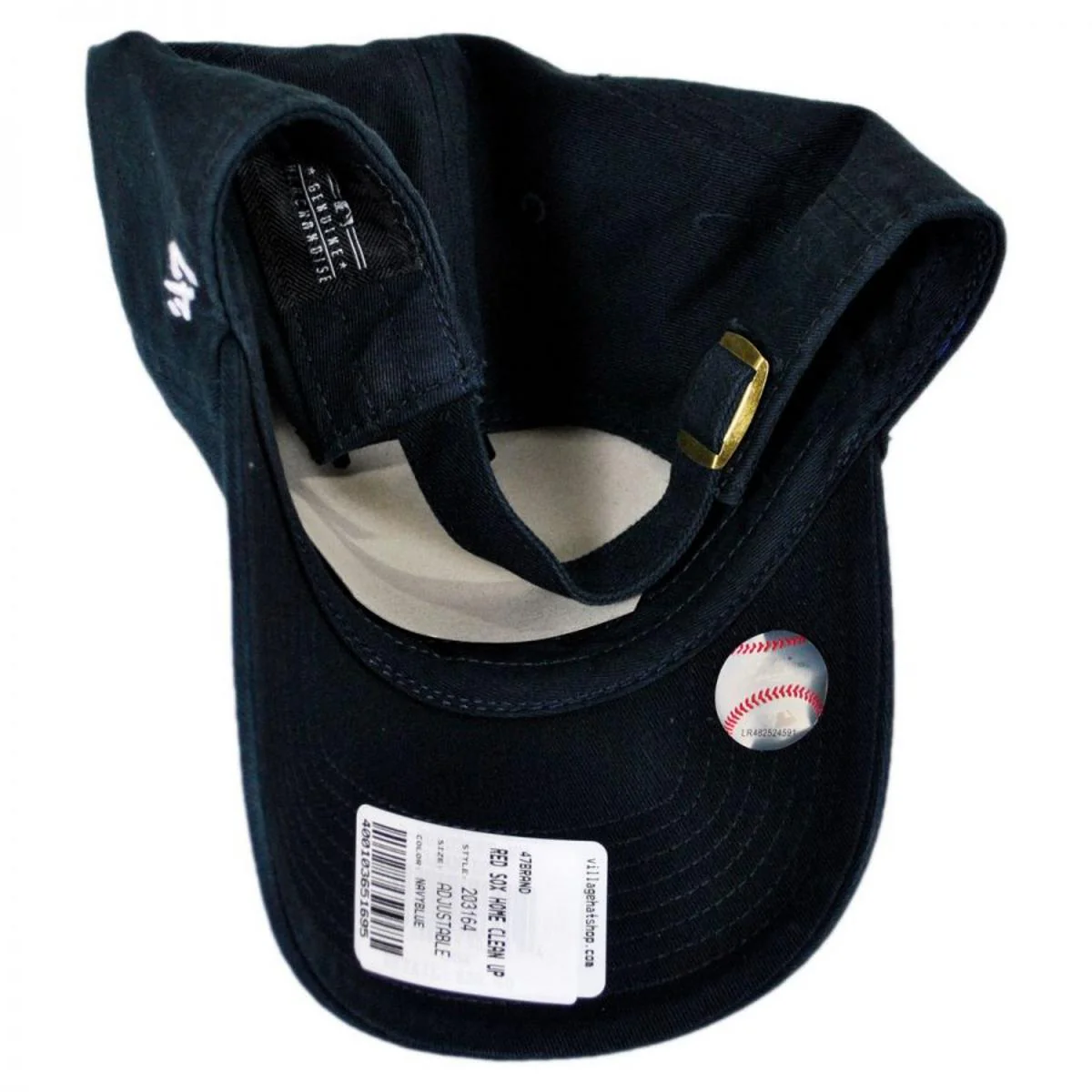 Boston Red Sox MLB Clean Up Strapback Baseball Cap Dad Hat - Image 4