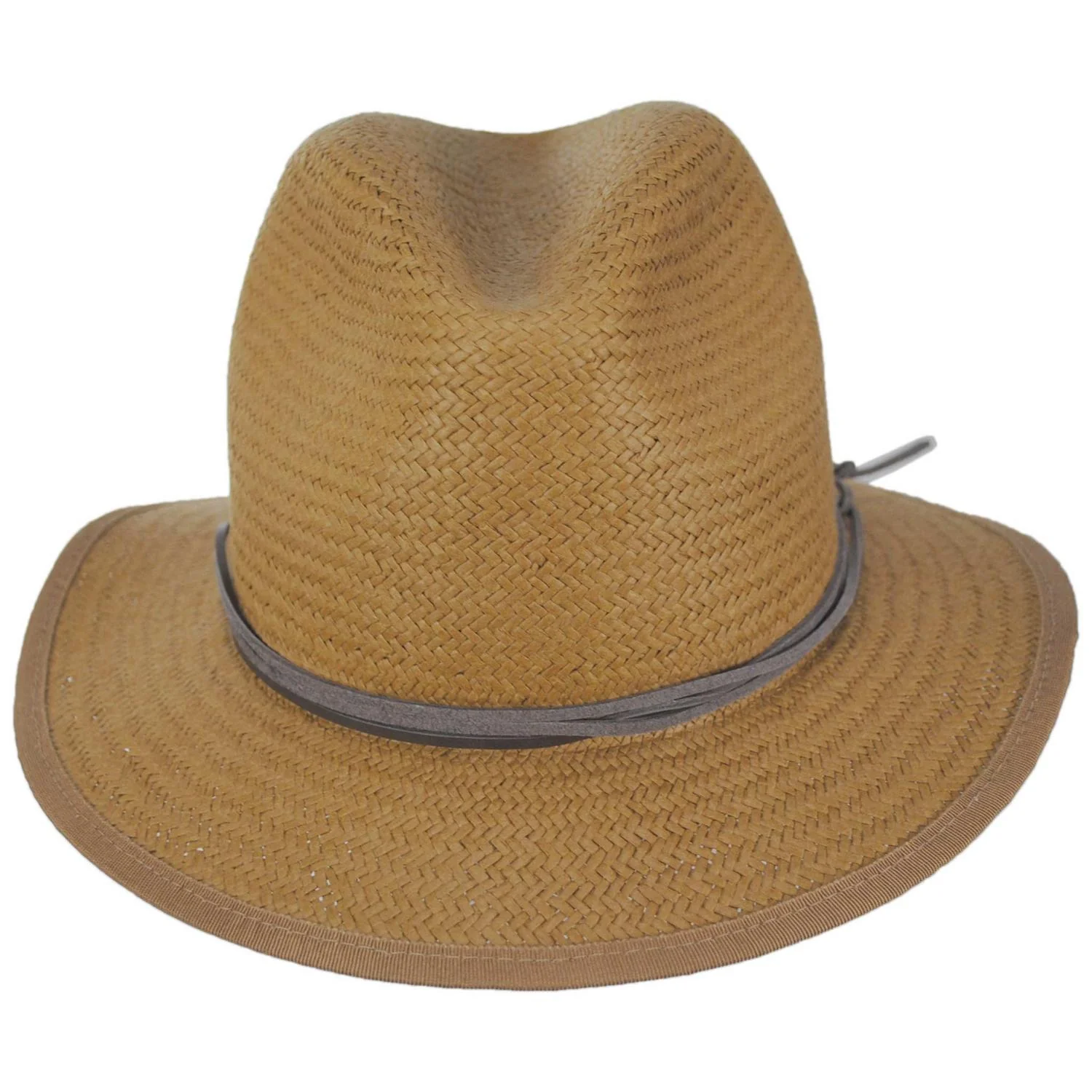 Bran Raindura Straw Fedora Hat - Image 10