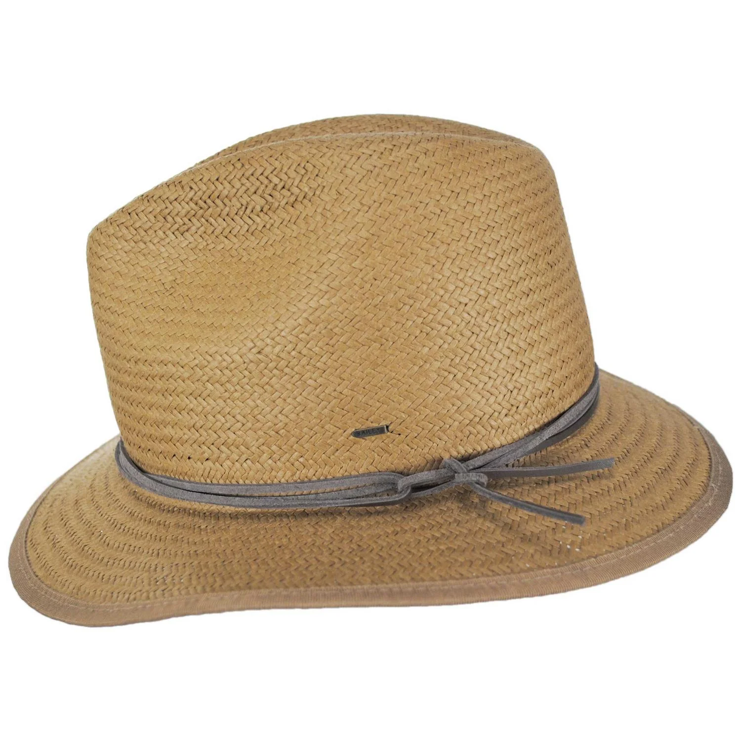 Bran Raindura Straw Fedora Hat - Image 11